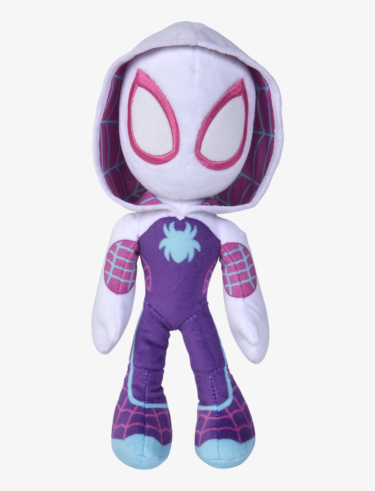 Simba Toys Marvel Ghost Spider Plush with GID Eyes (25cm) - Tøjdyr - PURPLE / purple