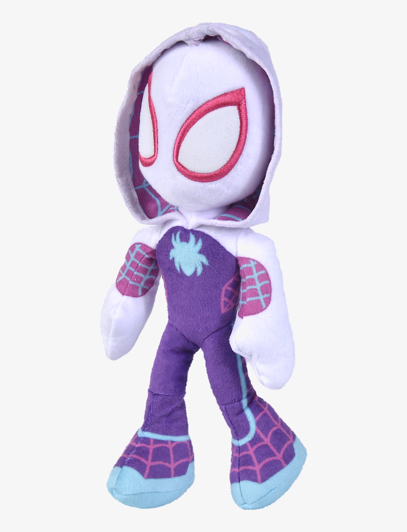 Spider-man - Marvel Ghost Spider Plush with GID Eyes (25cm) - bamser - purple - 3