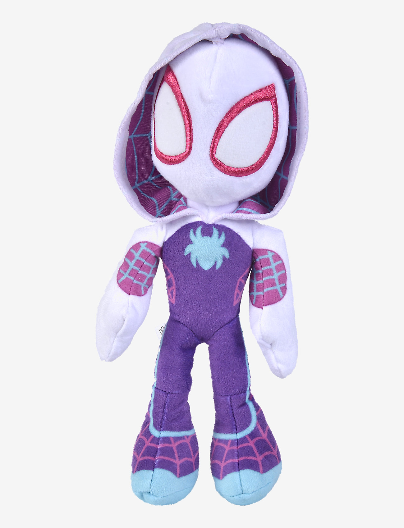 Spider-man - Marvel Ghost Spider Gosedjur med Självlysande Ögon (25 cm) - mjuka leksaker - purple - 4