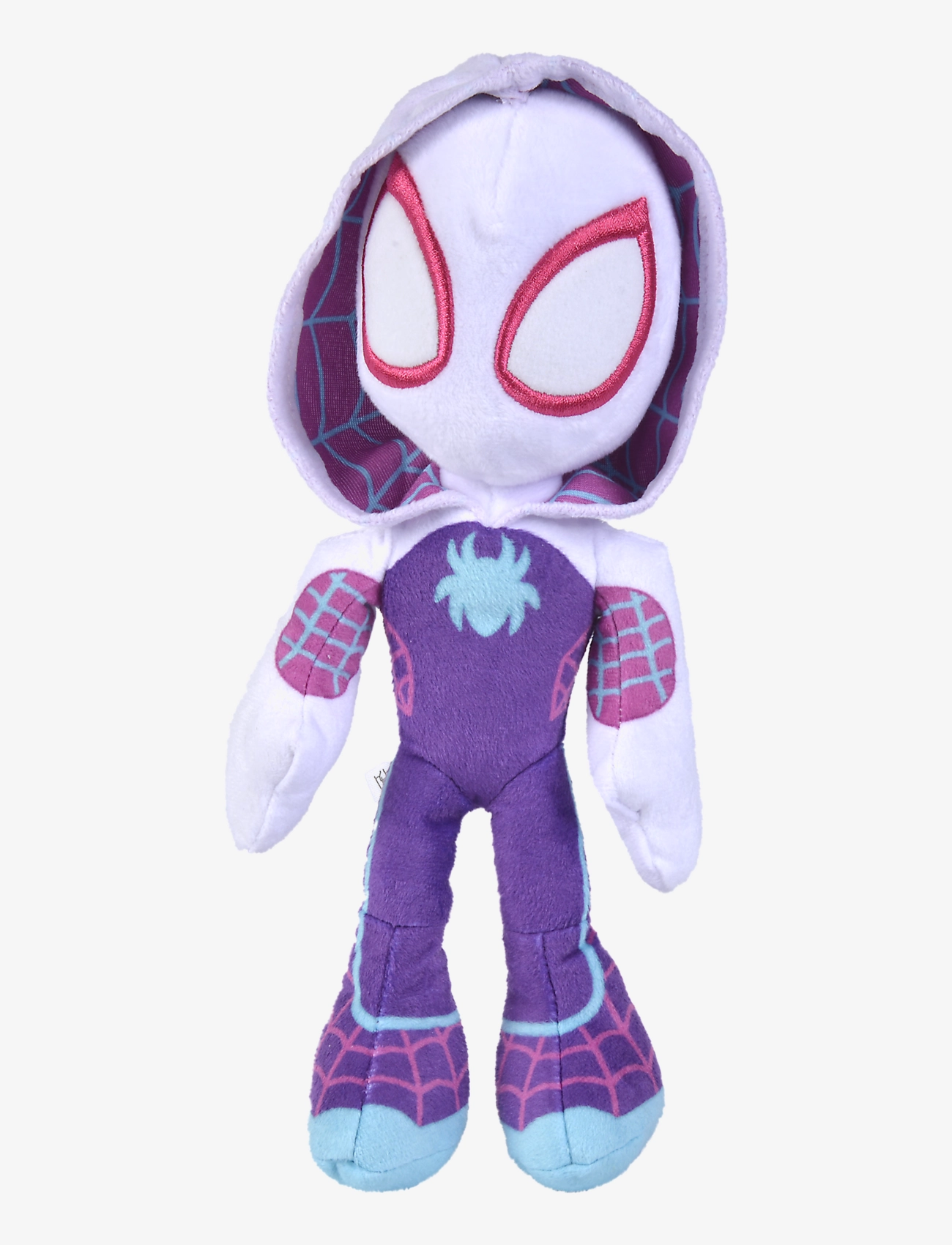 Spider-man - Marvel Ghost Spider Plush with GID Eyes (25cm) - bamser - purple - 4