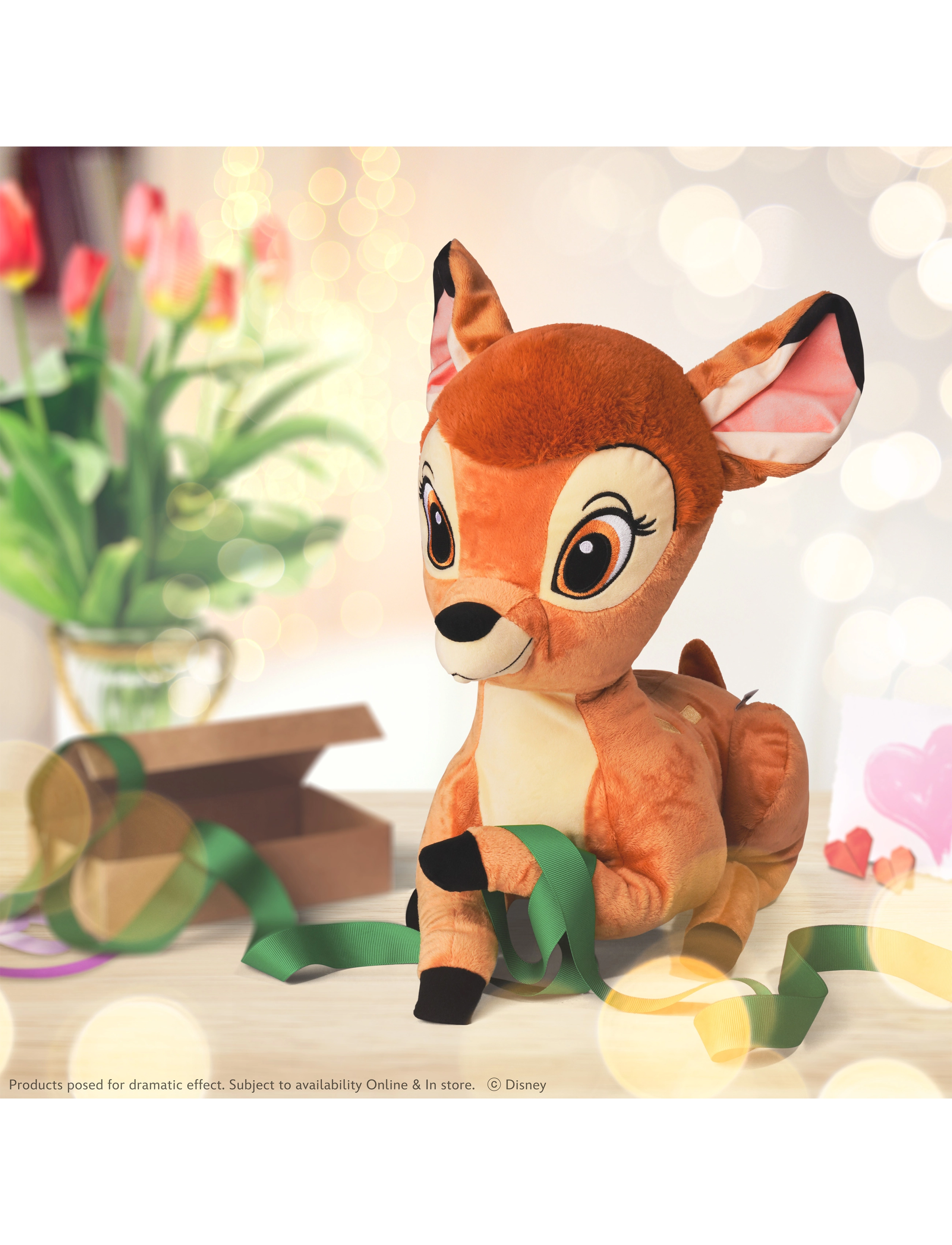 Simba Legetøj Disney Classic Bambi Plush (25cm), One Size, Beige, Soft Legetøj > Stuffed Animals, Børn