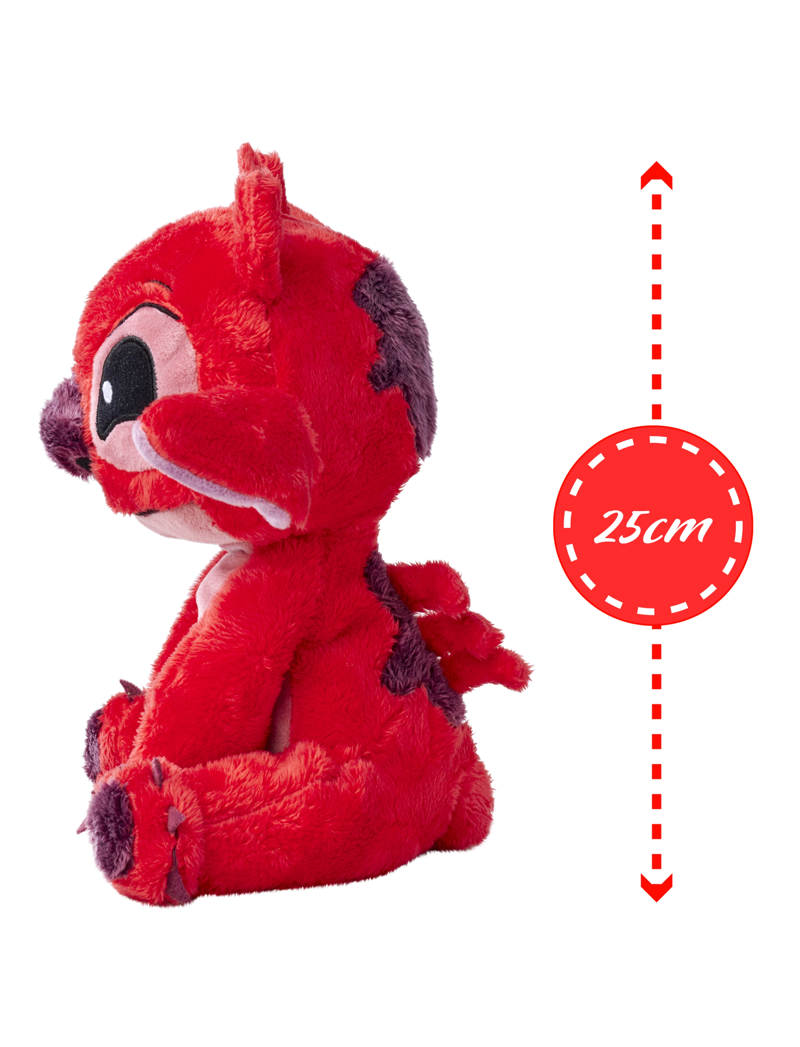 Lilo & Stitch - Disney - Leroy (25cm) - stuffed toys - red - 5