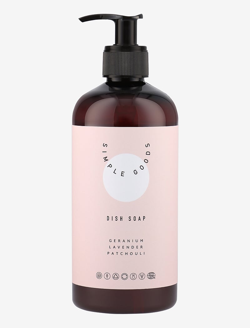 Simple Goods - Dish Soap, Geranium, Lavender, Patchouli - spülmittel - pink / brown - 0