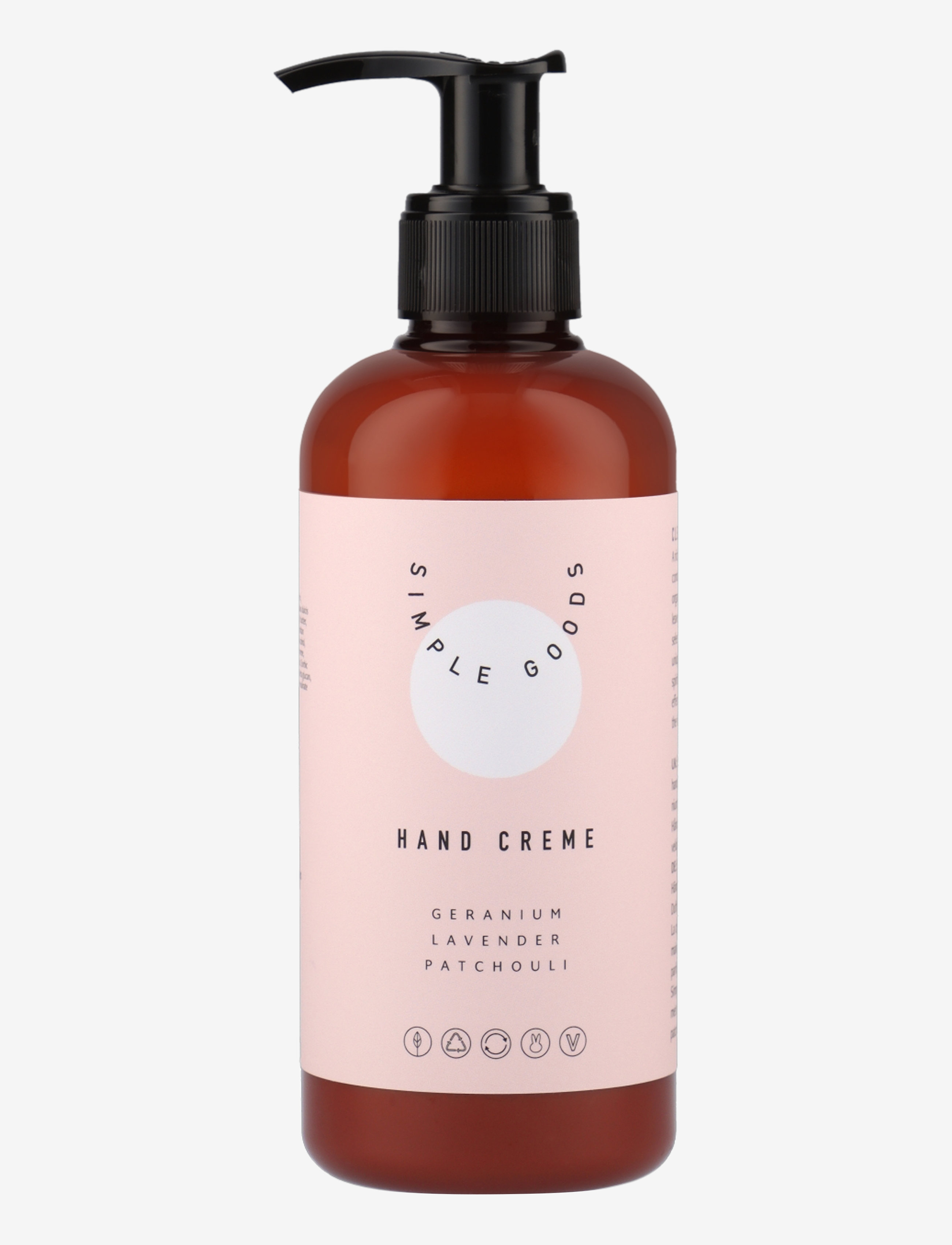 SIMPLE GOODS Geranium Hand Cream 250 Ml CLEAR - 250 Ml - Damen