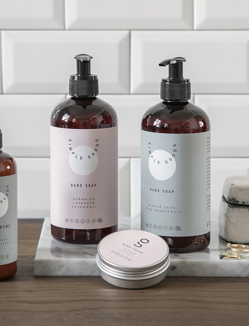 Simple Goods - Geranium Hand Cream 250 ml - handcremes - clear - 2