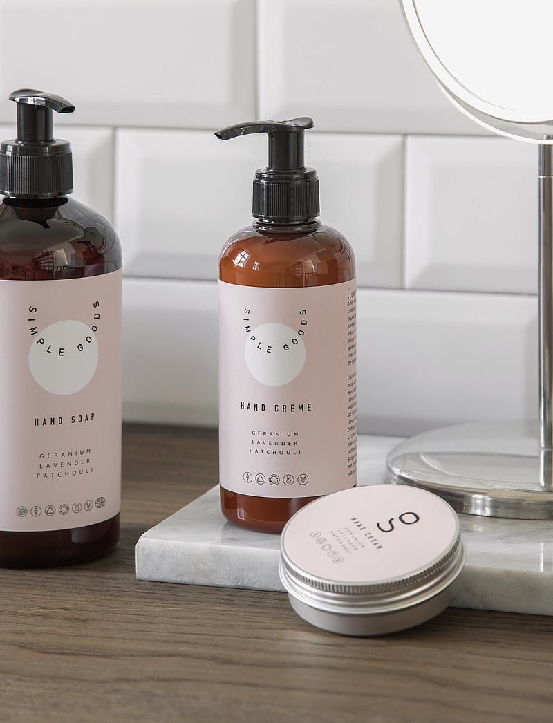Simple Goods - Geranium Hand Cream 250 ml - handcremes - clear - 5