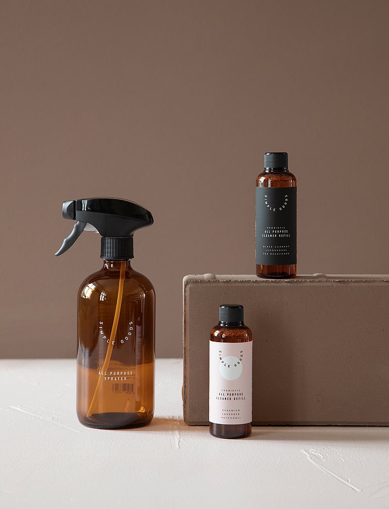 Simple Goods - Empty Glass Bottle, All Purpose - madalaimad hinnad - brown - 2