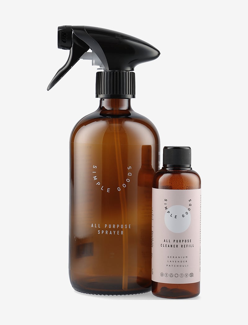 Simple Goods - Empty Glass Bottle, All Purpose - madalaimad hinnad - brown - 1