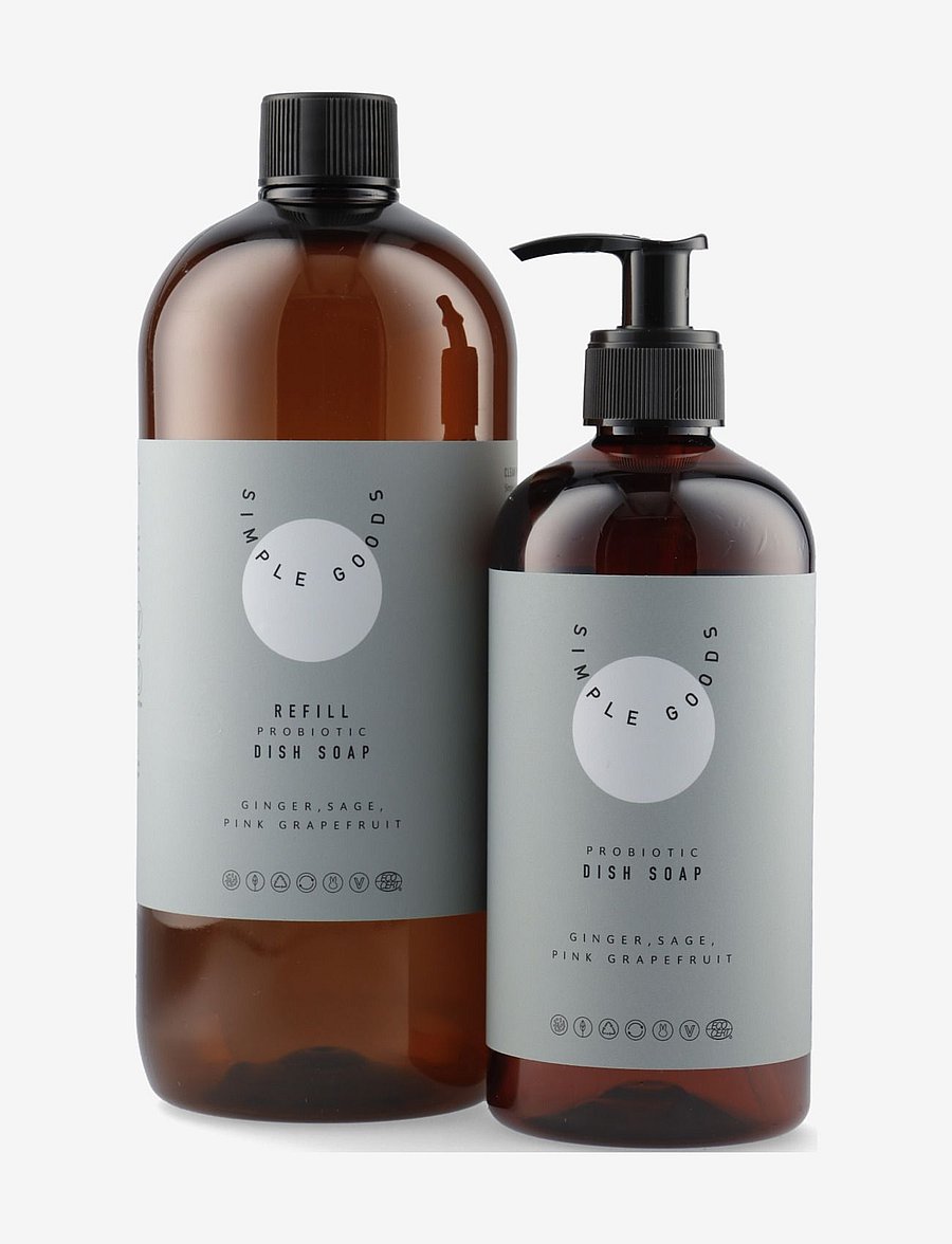 Simple Goods - Refill Dish Soap Ginger, Sage & Grapefruit 1000 ml - brown - 2