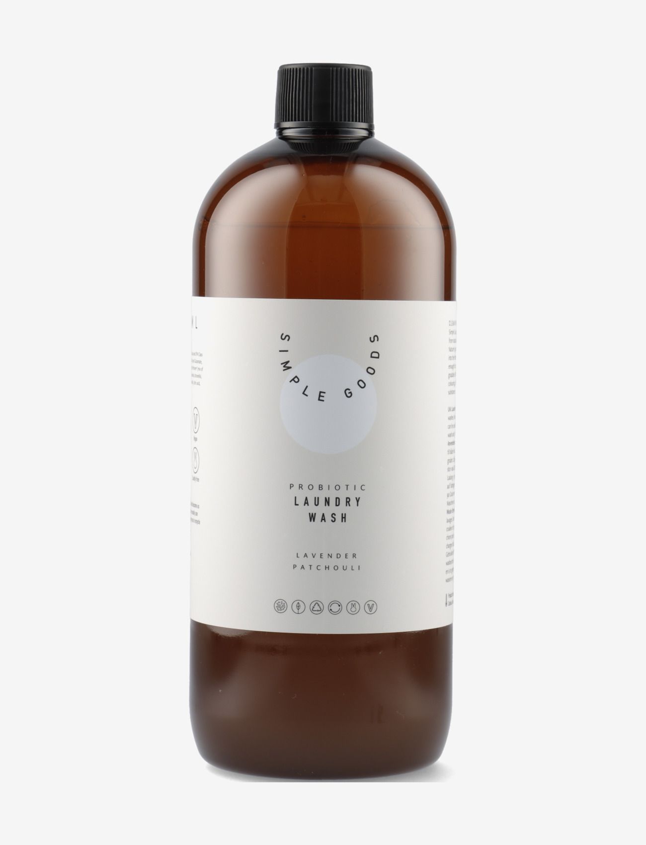 Simple Goods - Refill Laundry Wash, Lavender & Patchouli 1000 ml - madalaimad hinnad - brown - 0