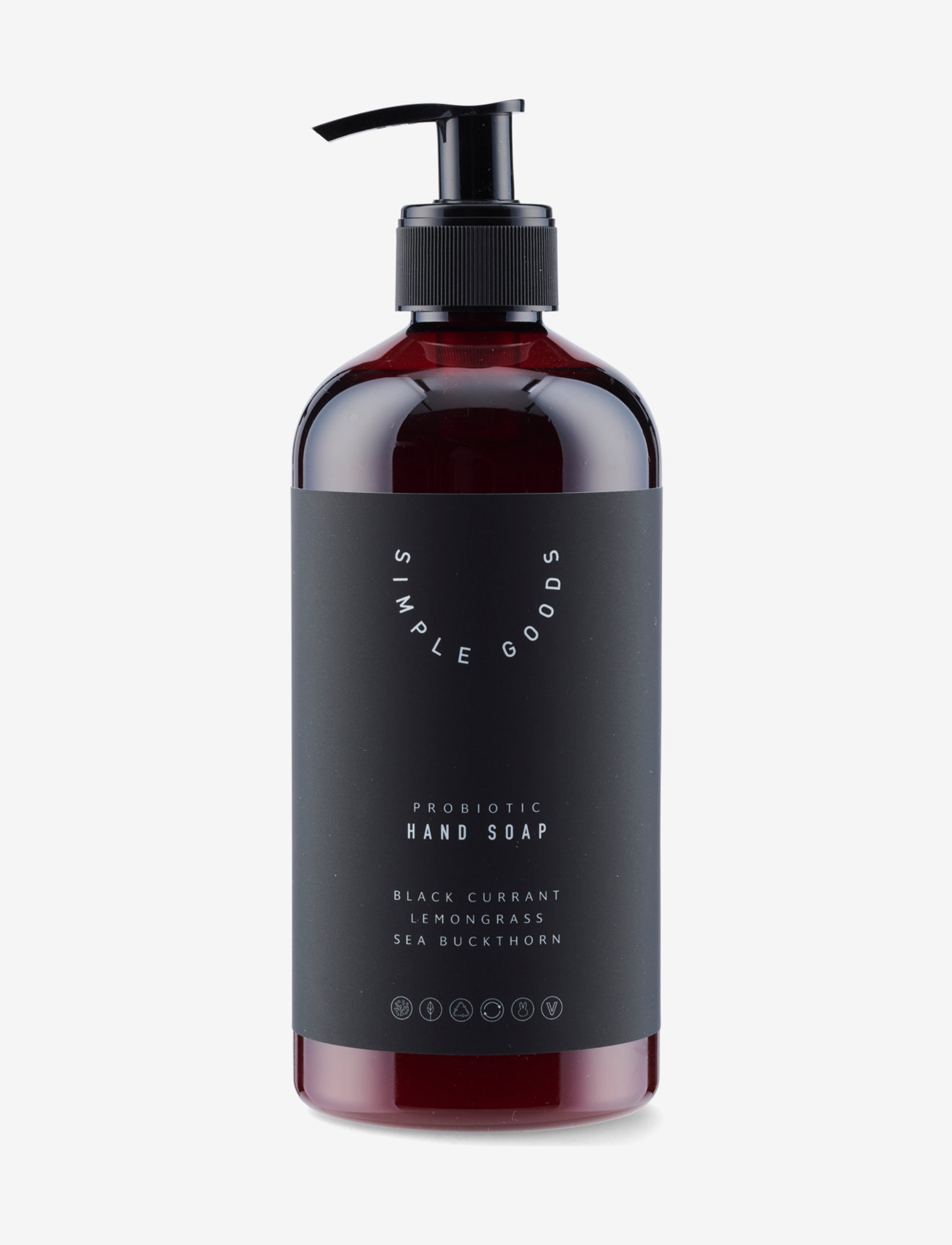 Simple Goods - Hand Soap, Black Currant, Lemongrass, Sea Buckthorn - flüssige handseifen - clear - 1