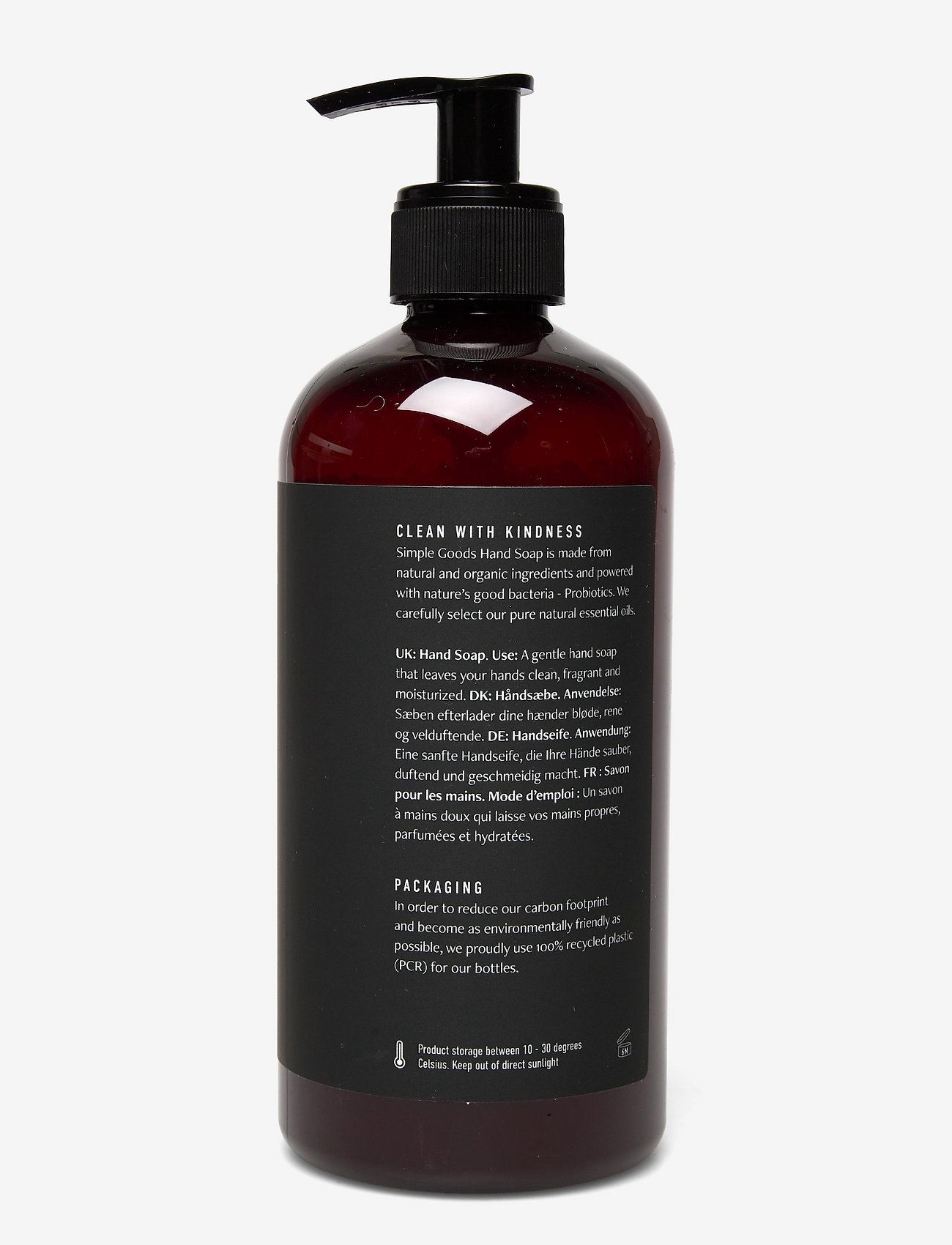 Simple Goods - Lemongrass/Black Currant  Hand Soap 450 ml - alhaisimmat hinnat - clear - 1