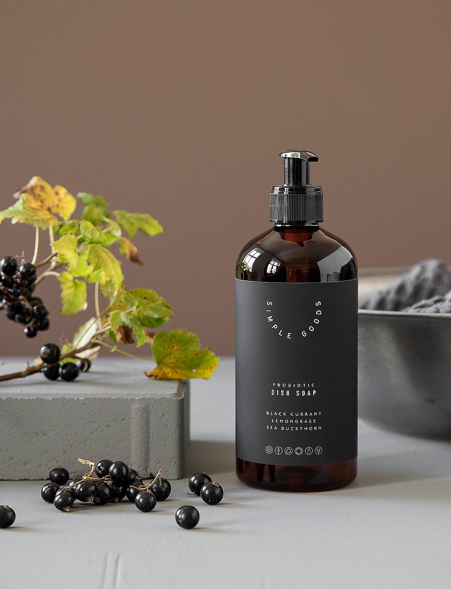 Simple Goods - Lemongrass/Black Currant Dish Soap 450 ml - spülmittel - clear - 0