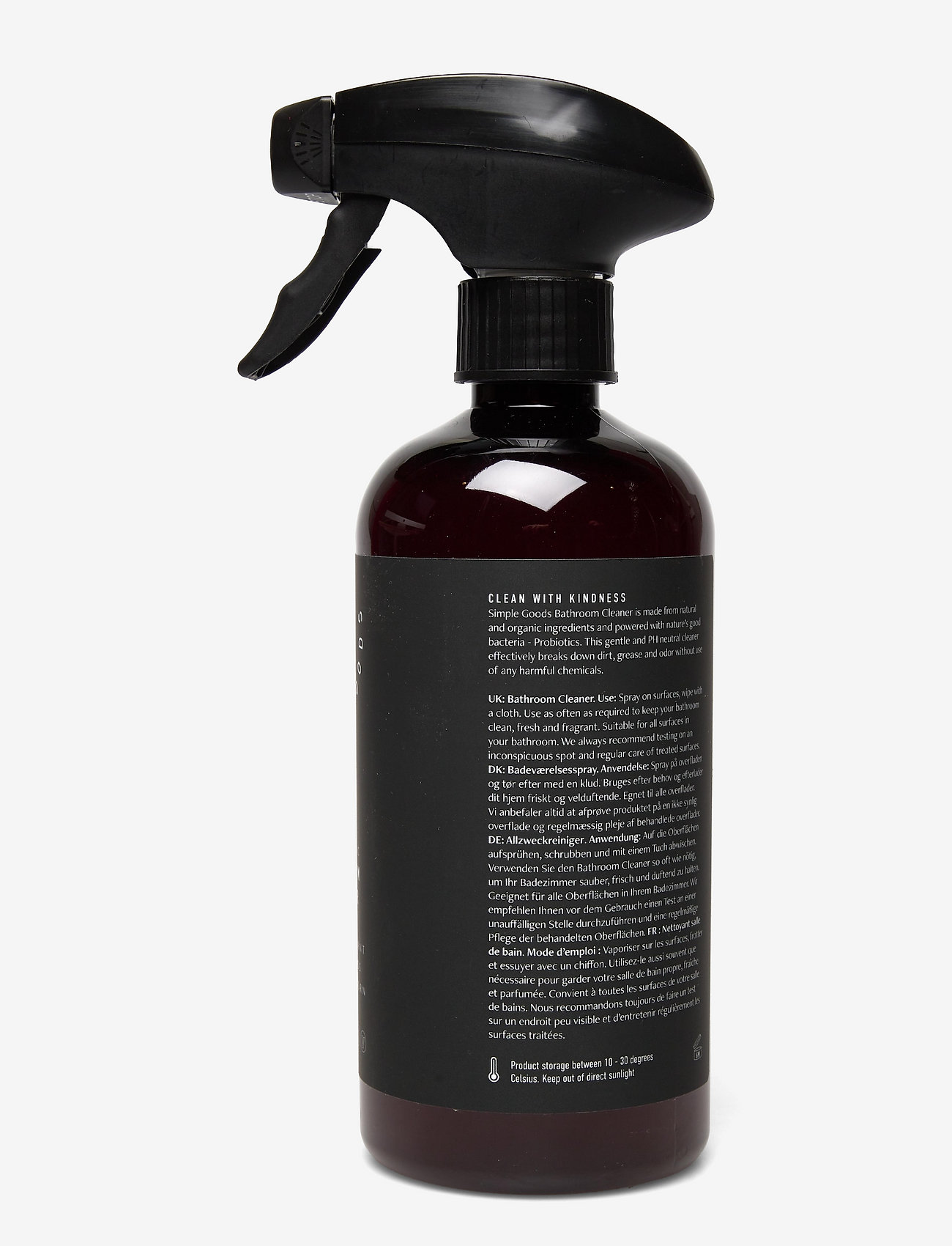 Simple Goods - Lemongrass/Black Currant  Bathroom Cleaner 500 ml - laveste priser - clear - 1