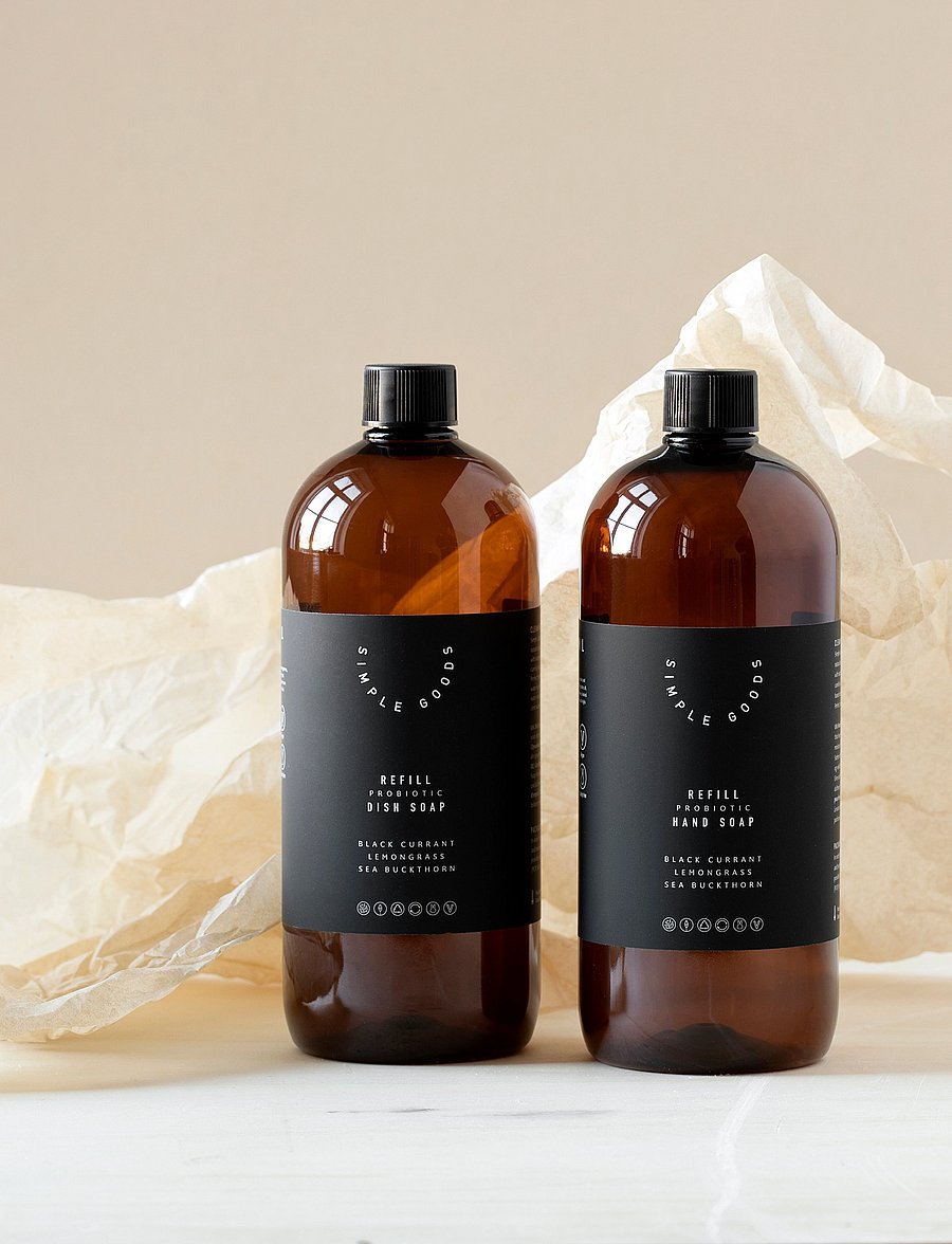 Simple Goods - Refill Hand Soap, Black Currant - brown - 1