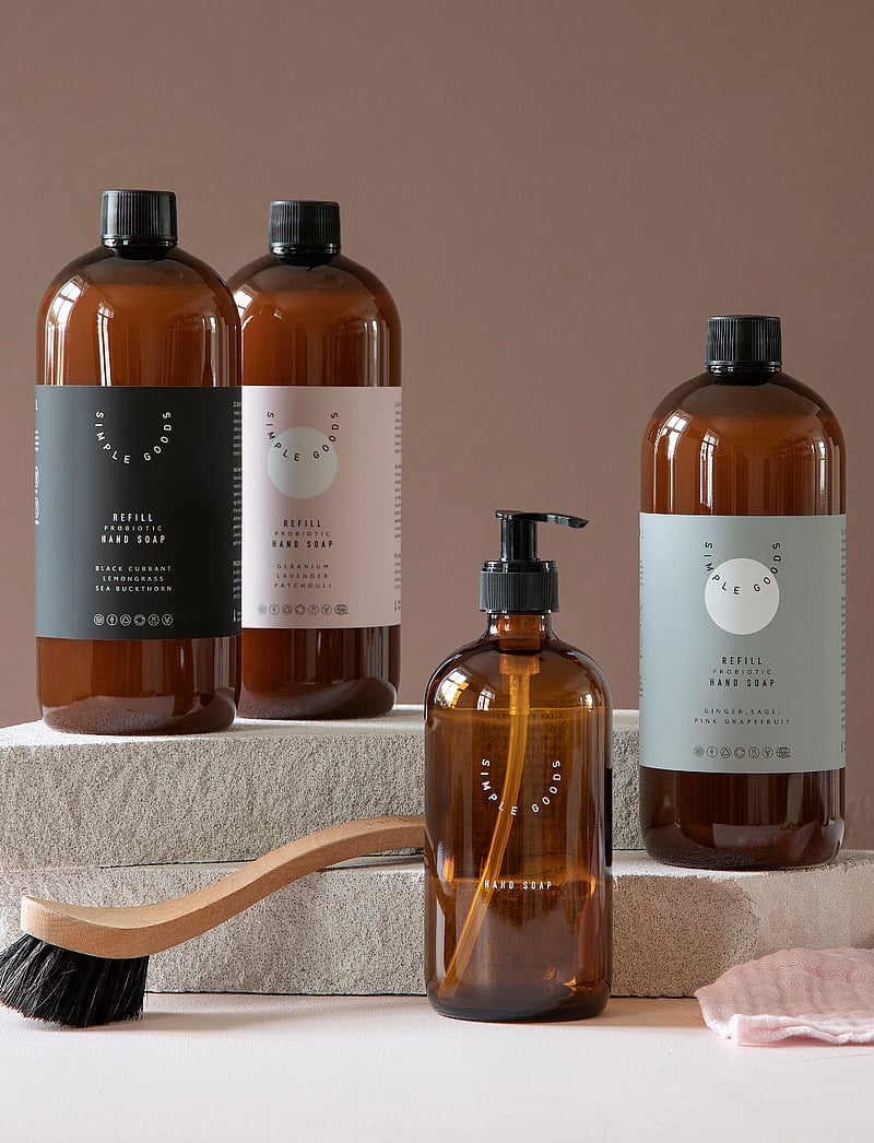 Simple Goods - Empty Glass Bottle Hand Soap 500 ml - flüssige handseifen - brown - 3