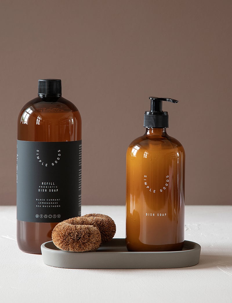 Simple Goods - Empty Glass Bottle Dish Soap 500 ml - płyn do naczyń - brown - 5