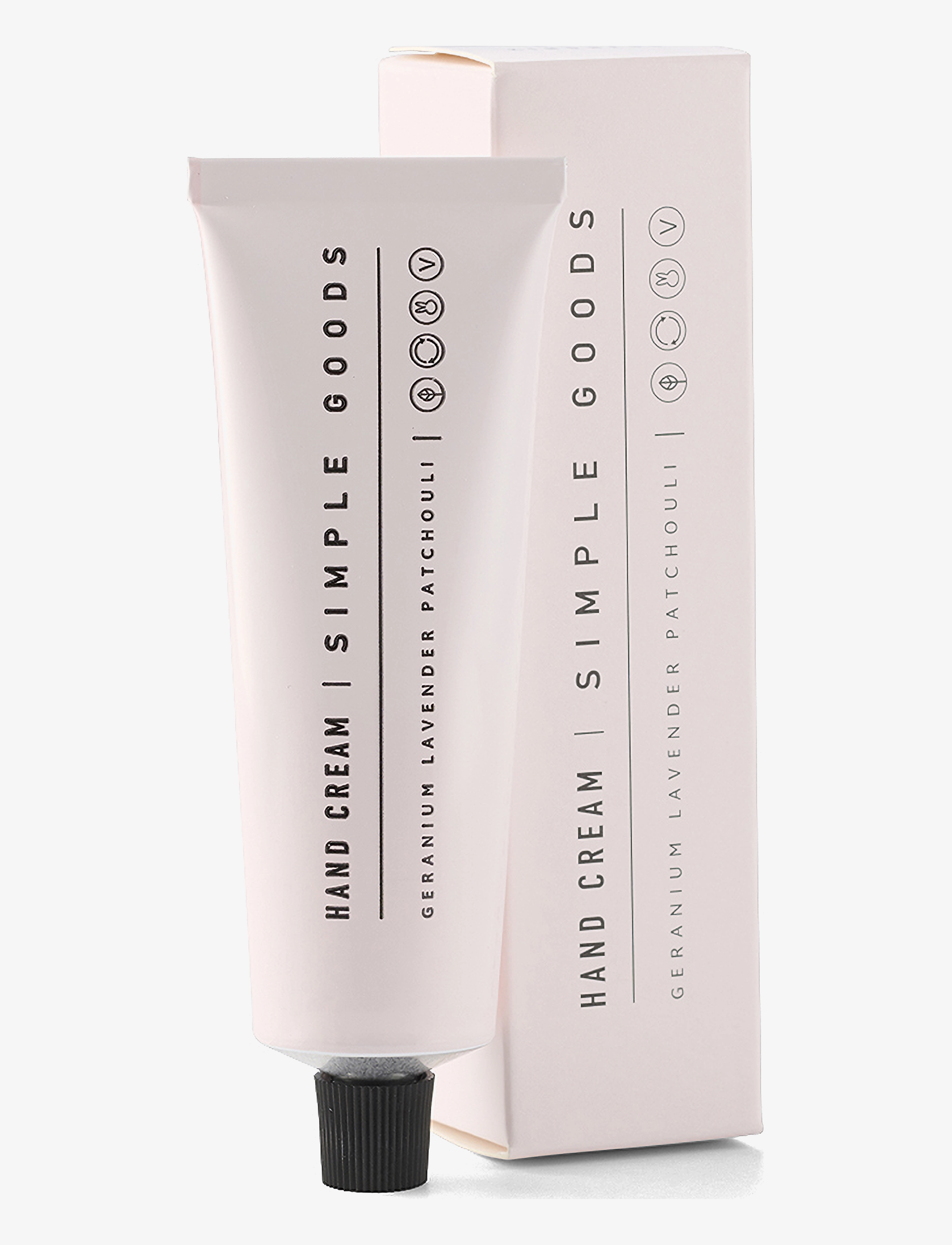 Simple Goods Håndcreme Geranium 50 ml - Sæber & Håndcremer - PINK / clear