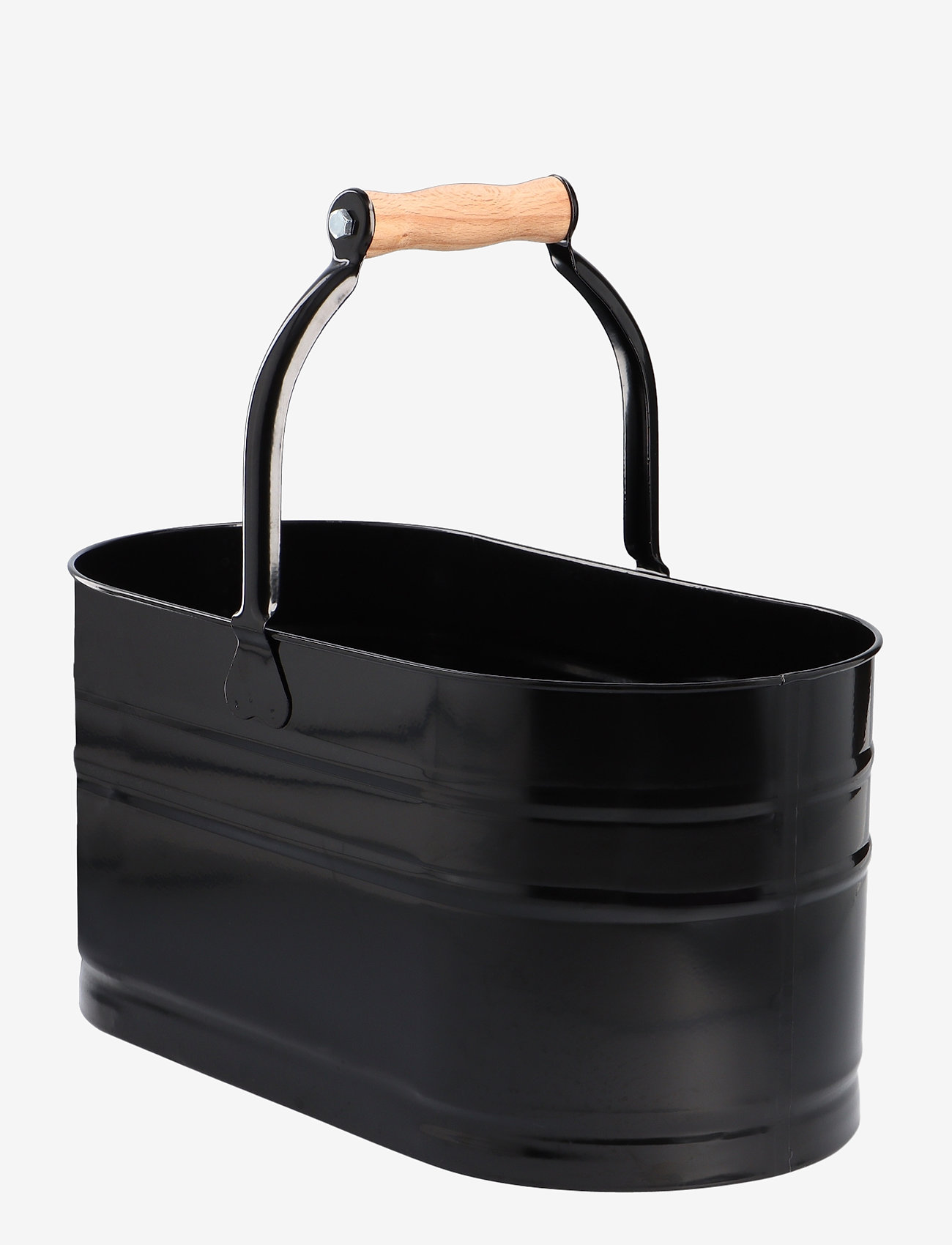 Simple Goods - Cleaning Caddy - rengöring - black / wood - 0