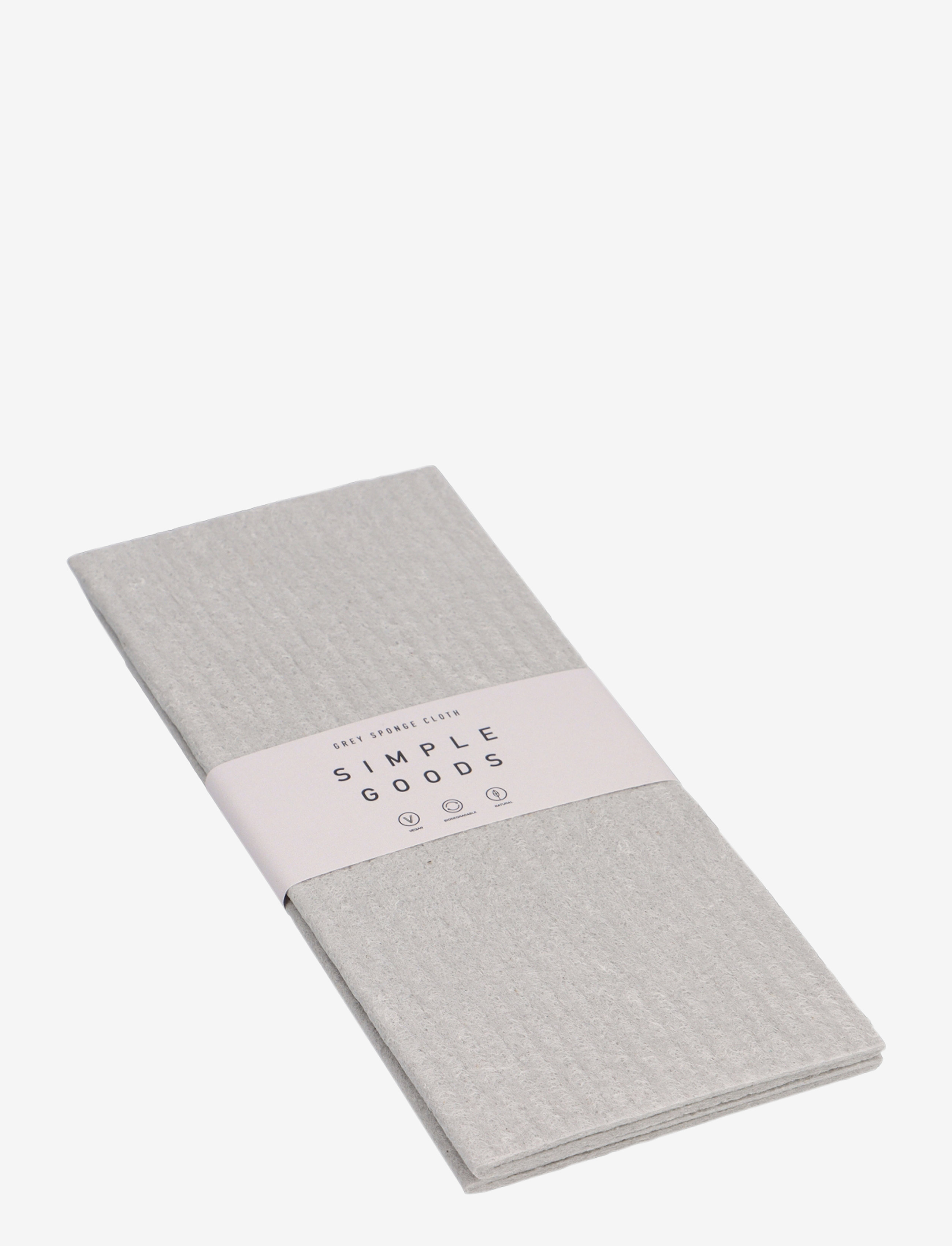 Simple Goods Sponge Cloth Grey - Disk & Städ - GREY / grey