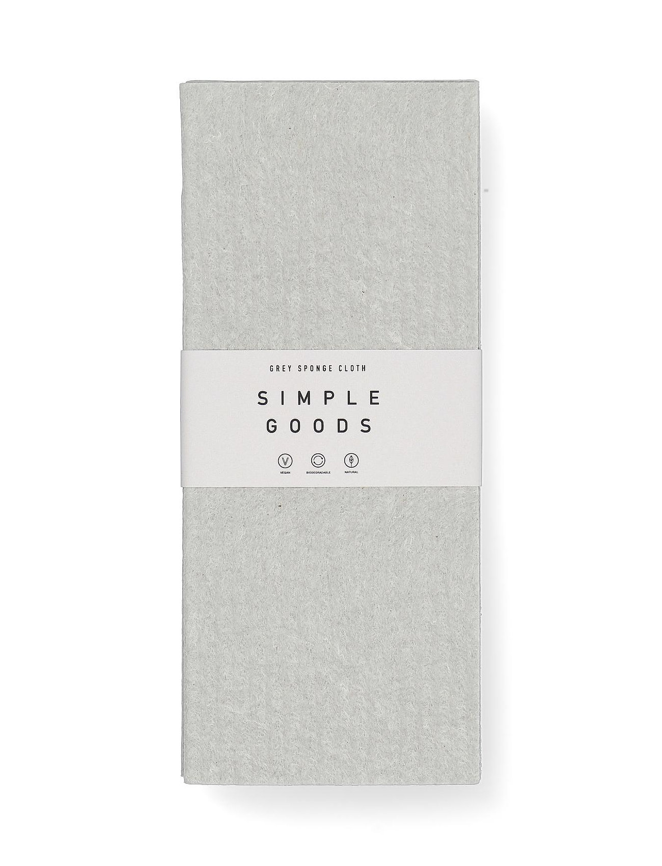 Simple Goods - Sponge Cloth Grey - karklude & opvaskebørster - grey - 1