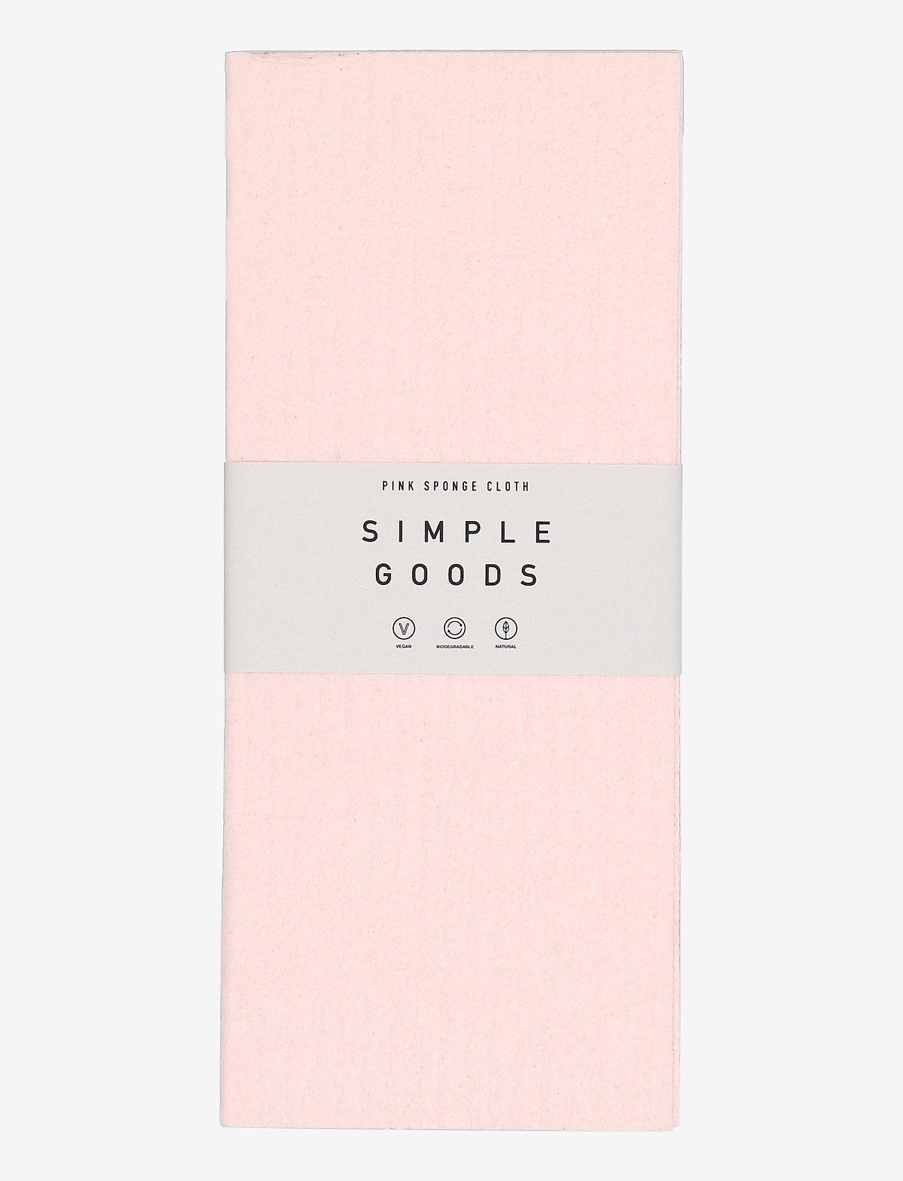 Simple Goods - Sponge Cloth Pink - indų šluostės ir šepetėliai - pink - 0