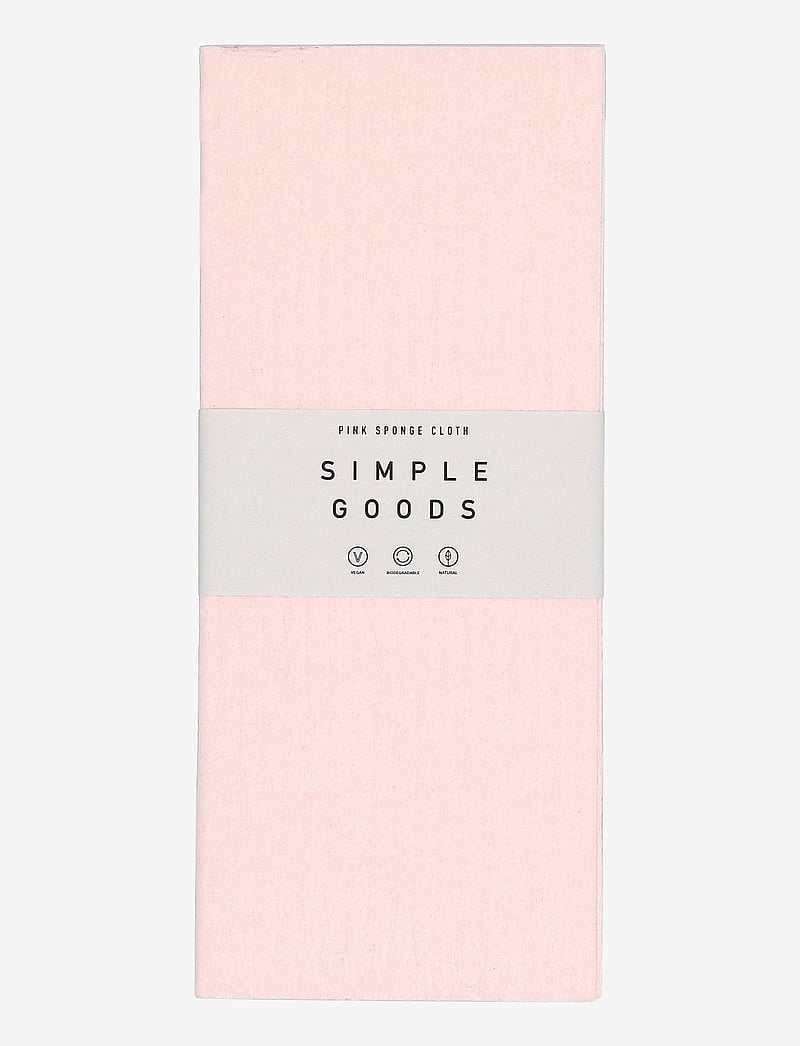 Simple Goods - Sponge Cloth Pink - tücher & spülbürste - pink - 0