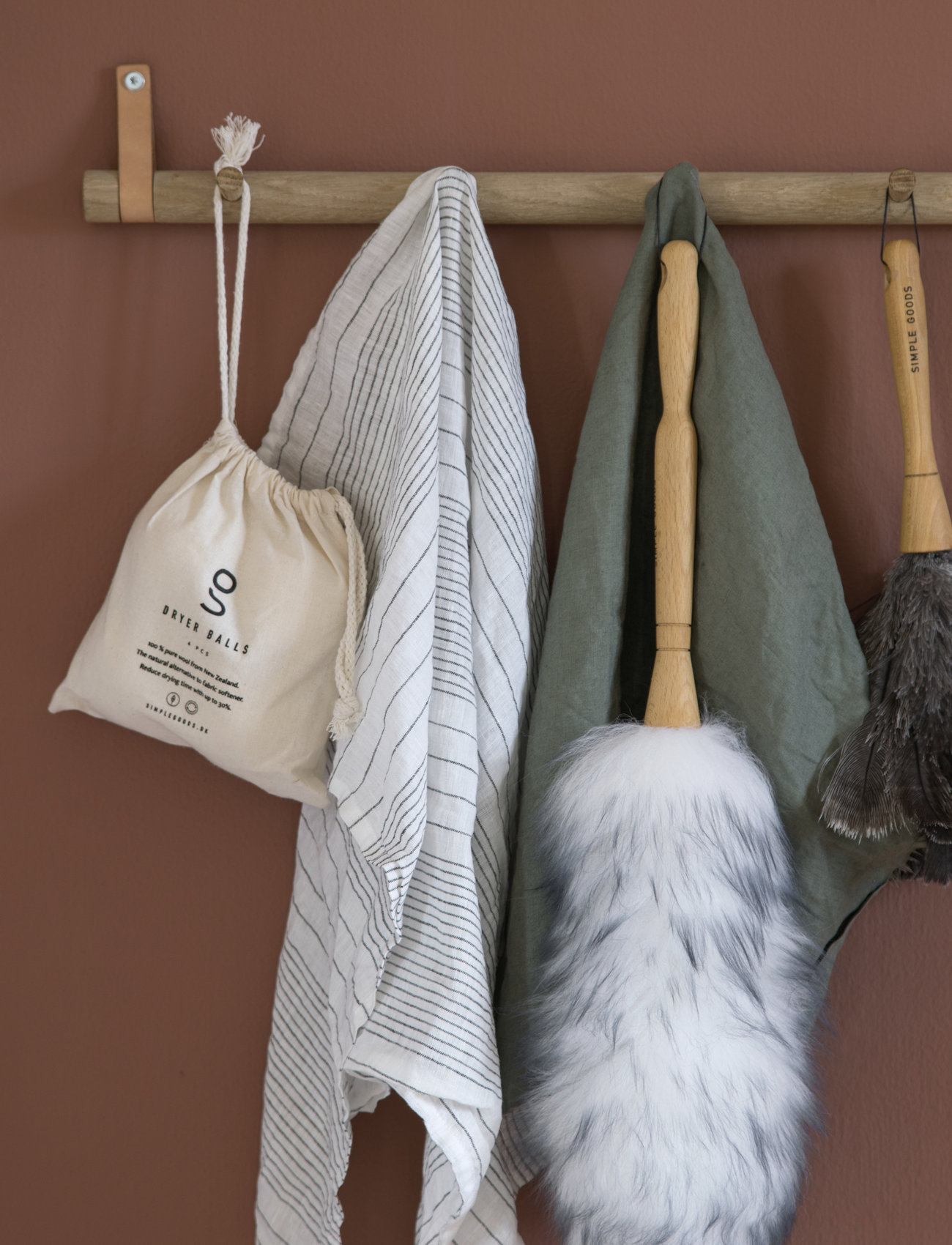 Simple Goods - Duster Lambswool - osta hinna alusel - white / wood - 1