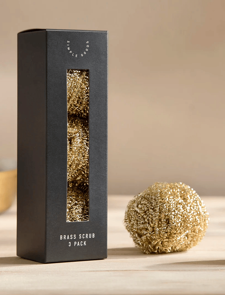 Simple Goods - Brass Brass Scurb 3 pcs. - l. gold - 1