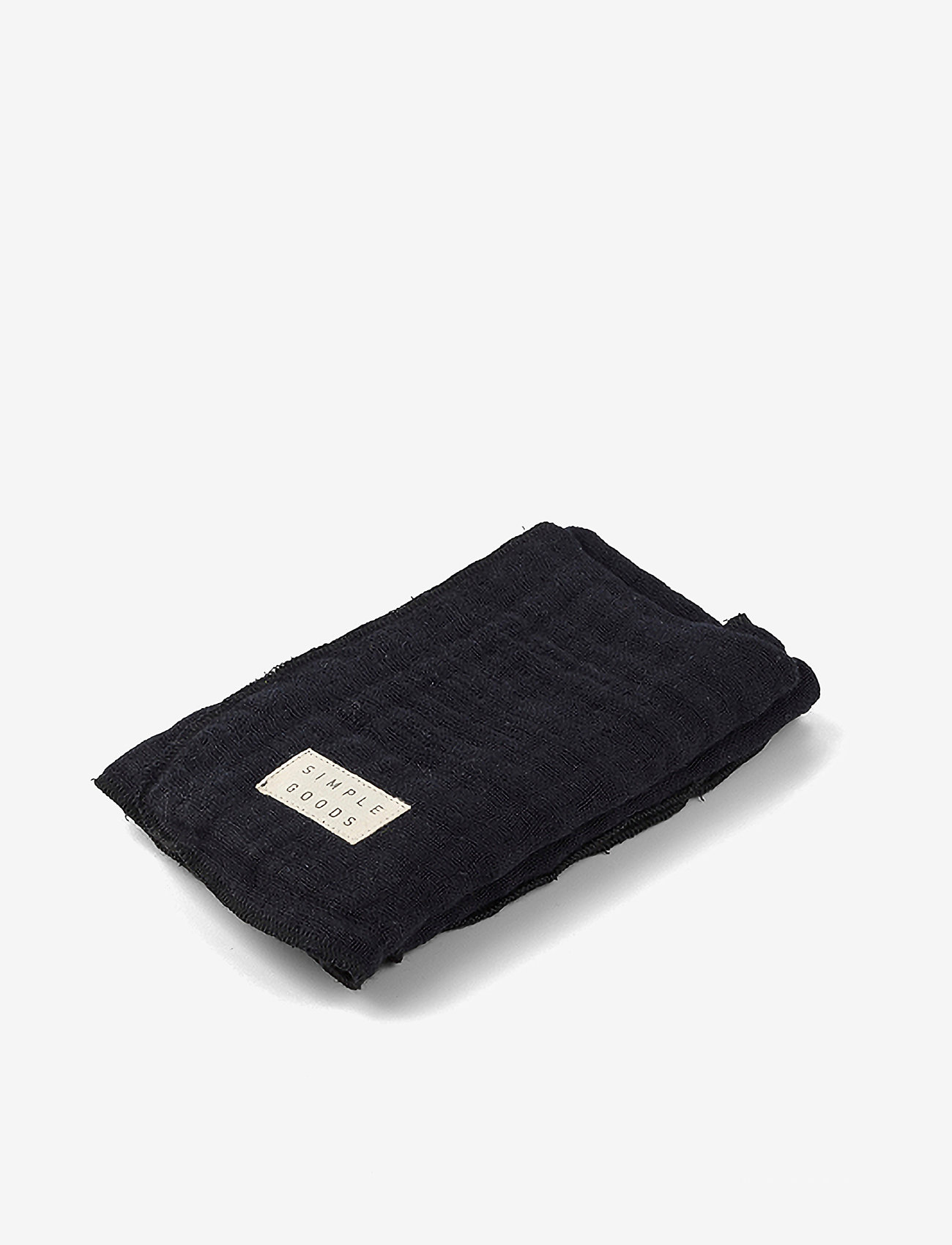 Simple Goods - Muslin Dish Cloth Black (organic cotton) - black - 0