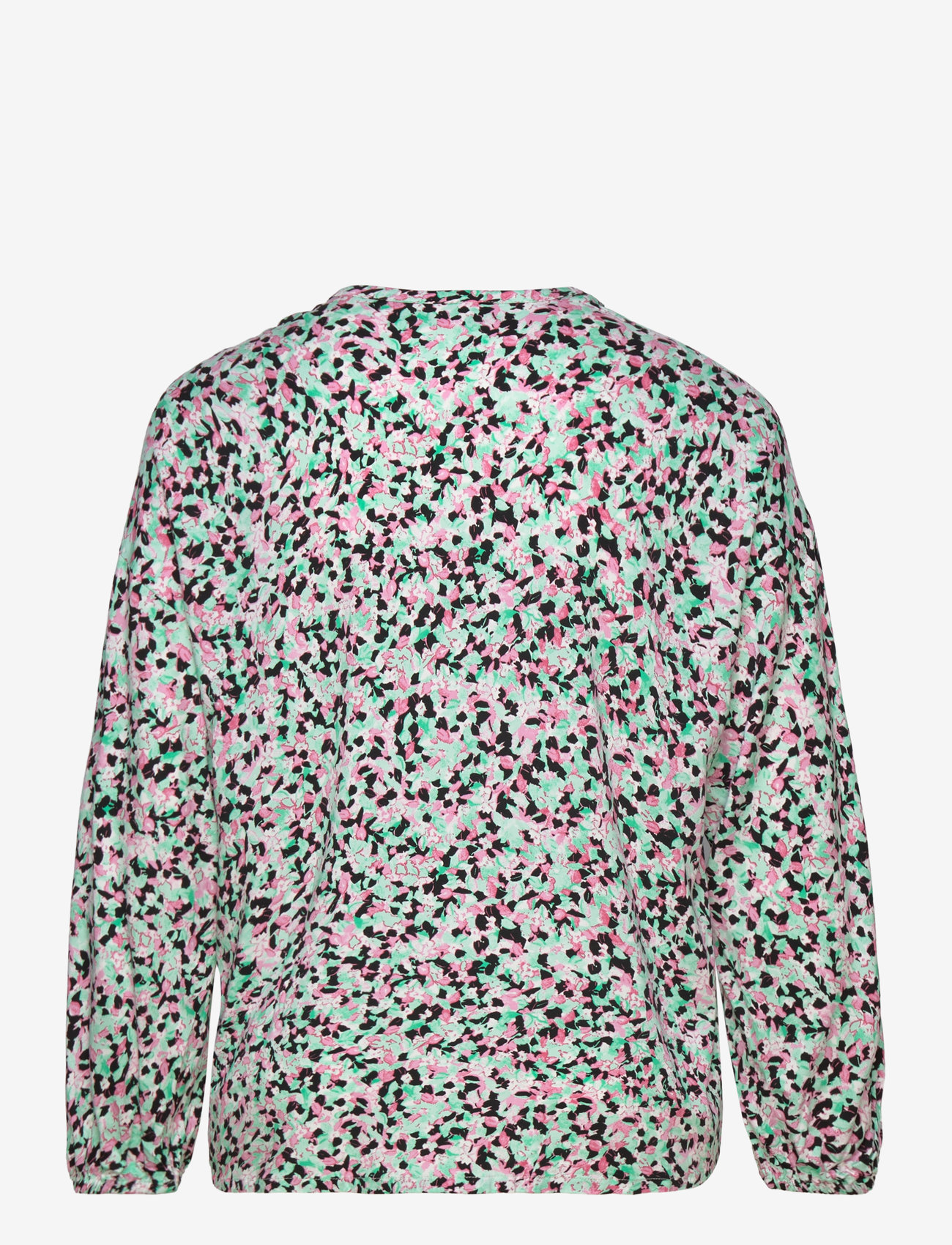 Simple Wish - SWAVRIL BL 1 - pikkade varrukatega pluusid - brook green aop small leaf - 1