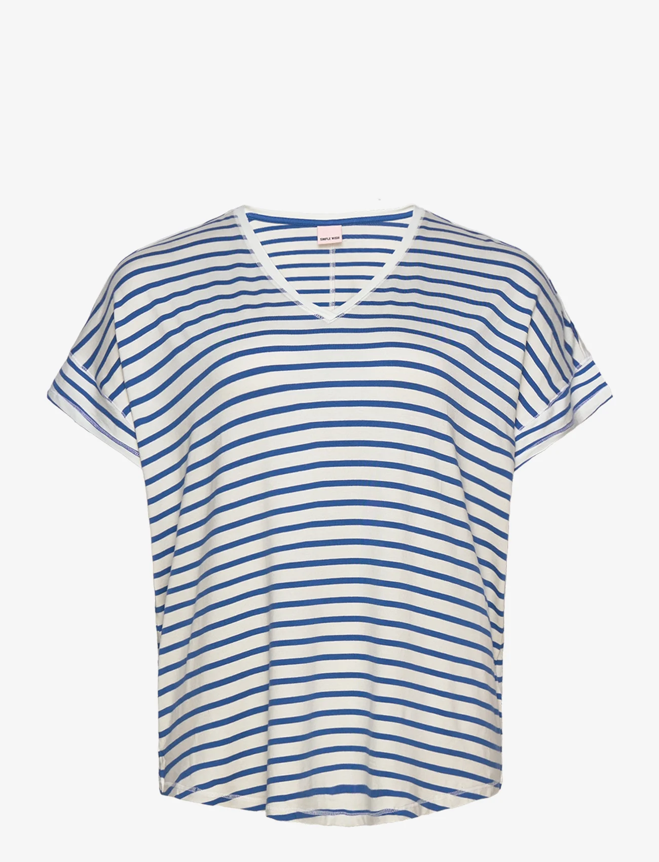 Simple Wish - SWFEPORSI TEE 1 - t-shirts - beaucoup blue mix - 0