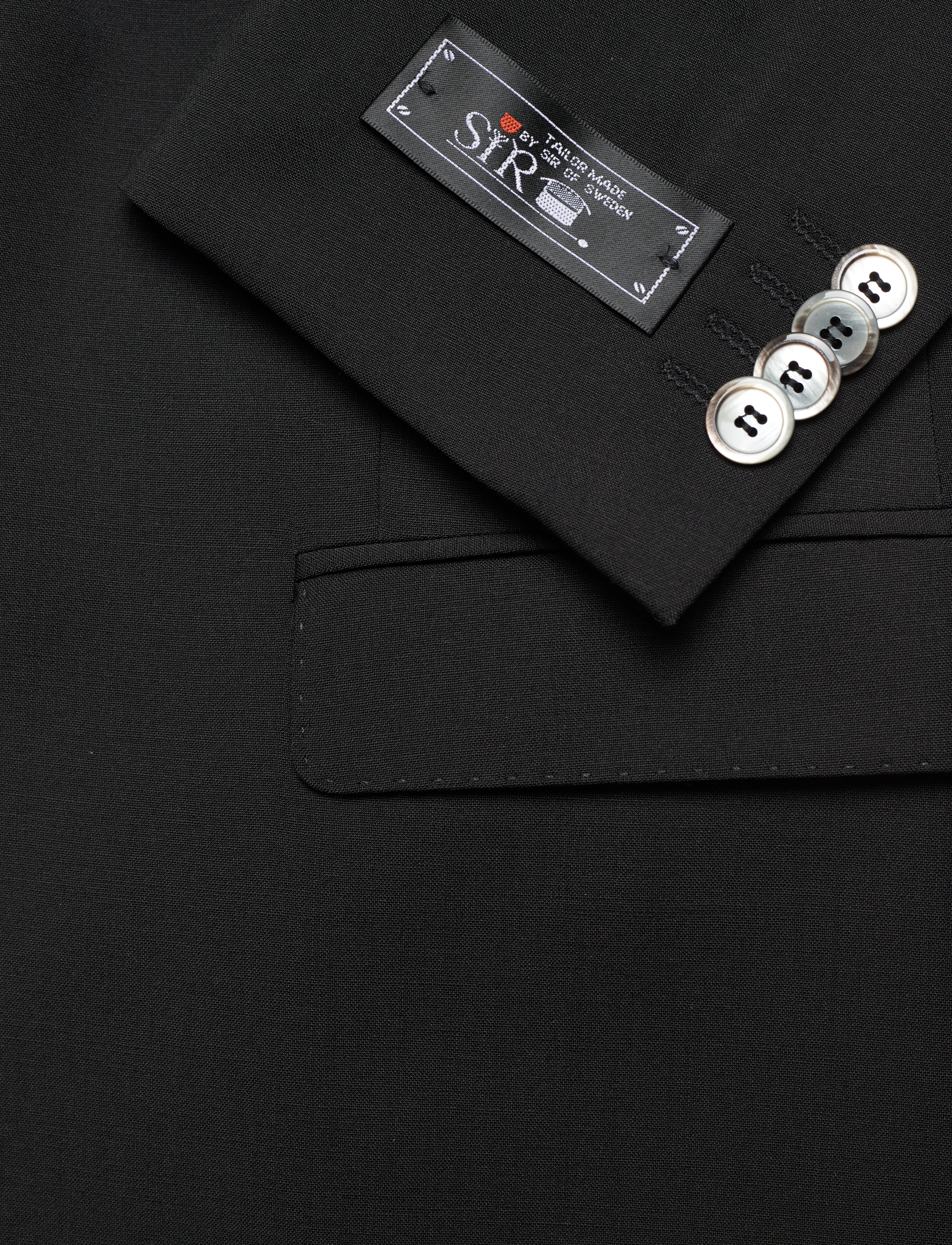 SIR of Sweden - Eliot Jacket - einreiher - black - 3