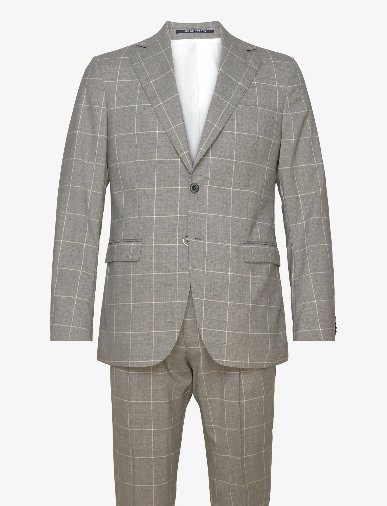SIR of Sweden - Eliot & Alex Suit - dobbeltradede jakkesæt - lt grey - 0