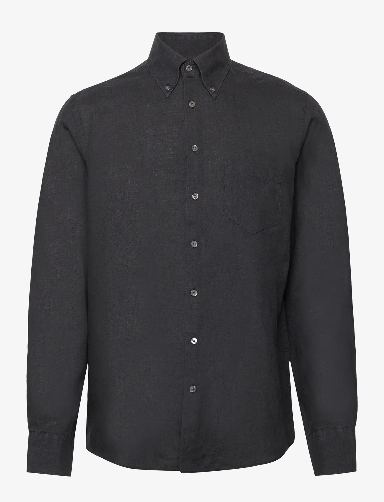 SIR of Sweden - Jerry Shirt - linasest riidest särgid - black - 0