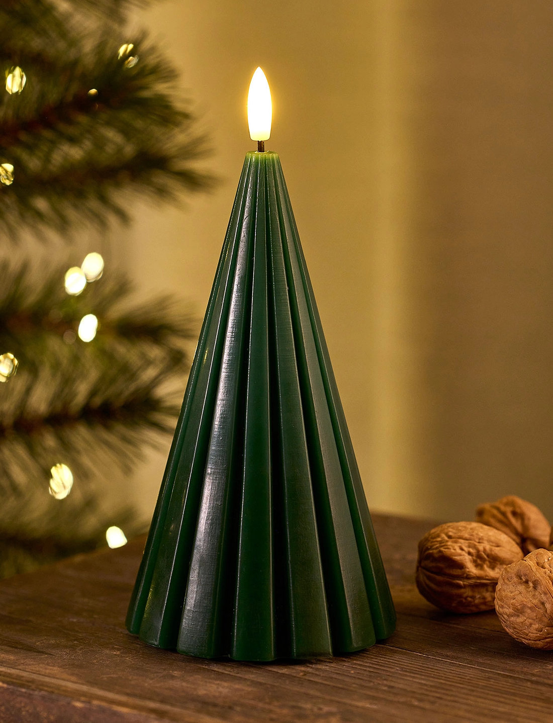 Sirius Home - Laura Tree - led kerti - green - 1