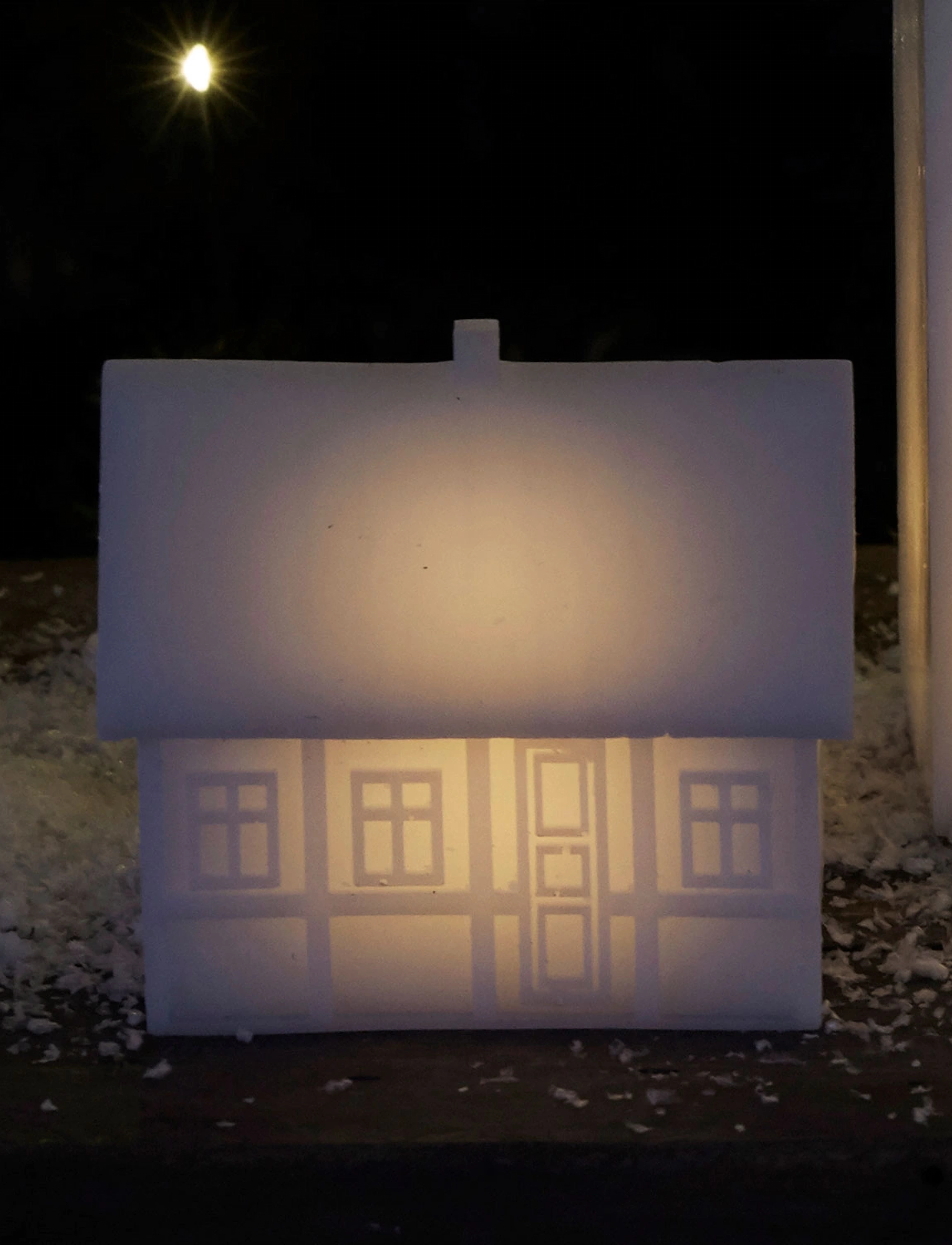 Sirius Home København Bindingsværkshus, H:8 cm, Christmas Decoration, Weiß - Accessories, Homeware
