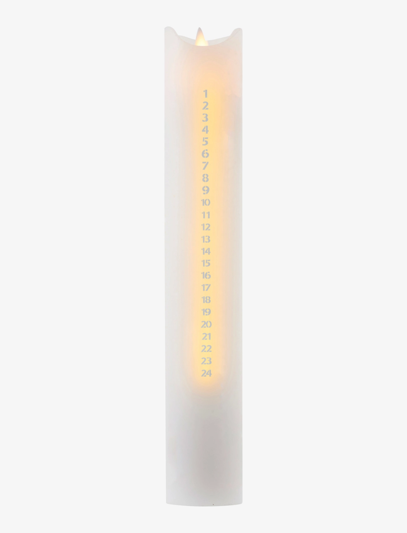 Sirius Home Sara Calendar Candle, Adventslys, Hvid, Str: H29CM
