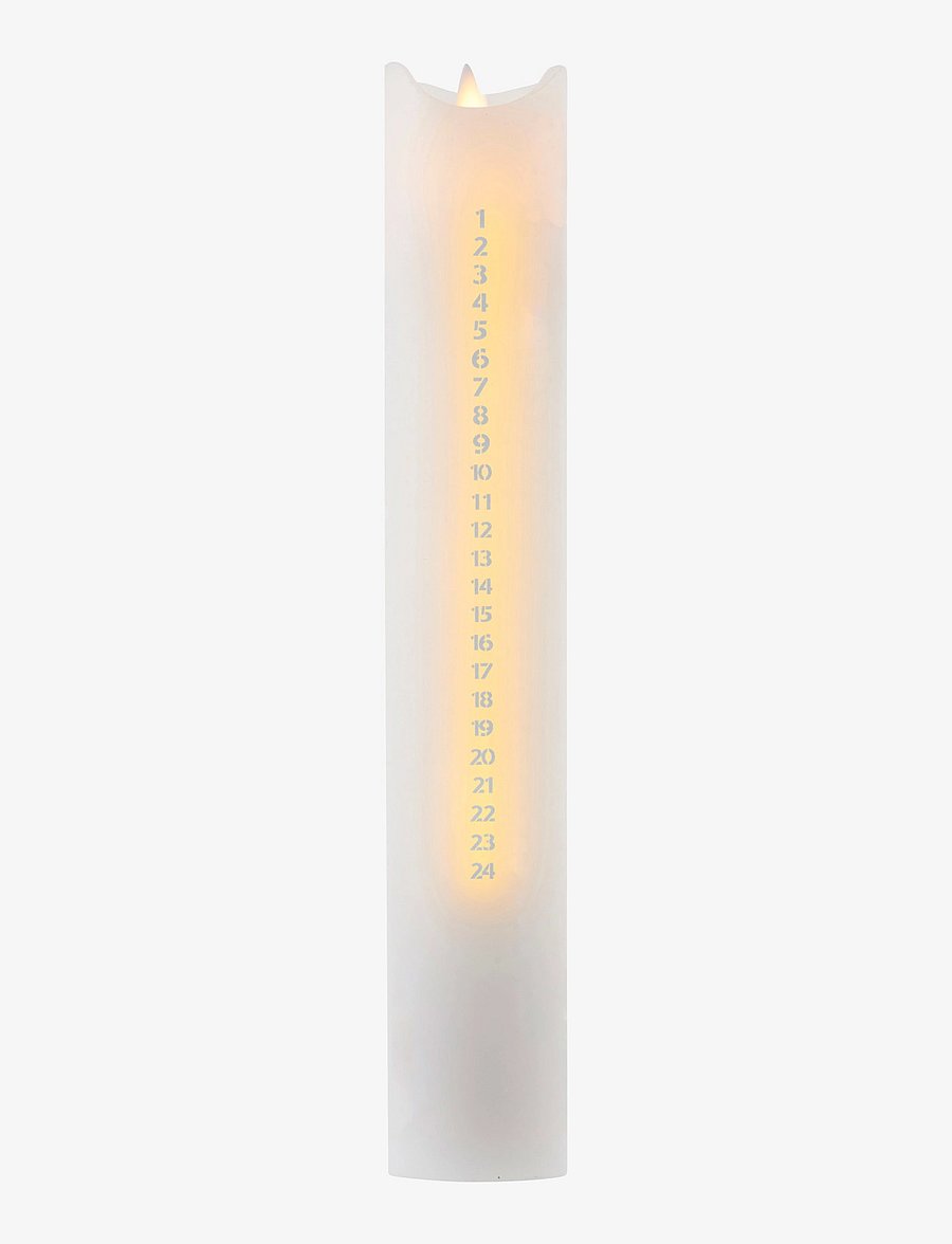 Sirius Home - Sara Calendar Candle - advendiküünlad - white/silver - 1