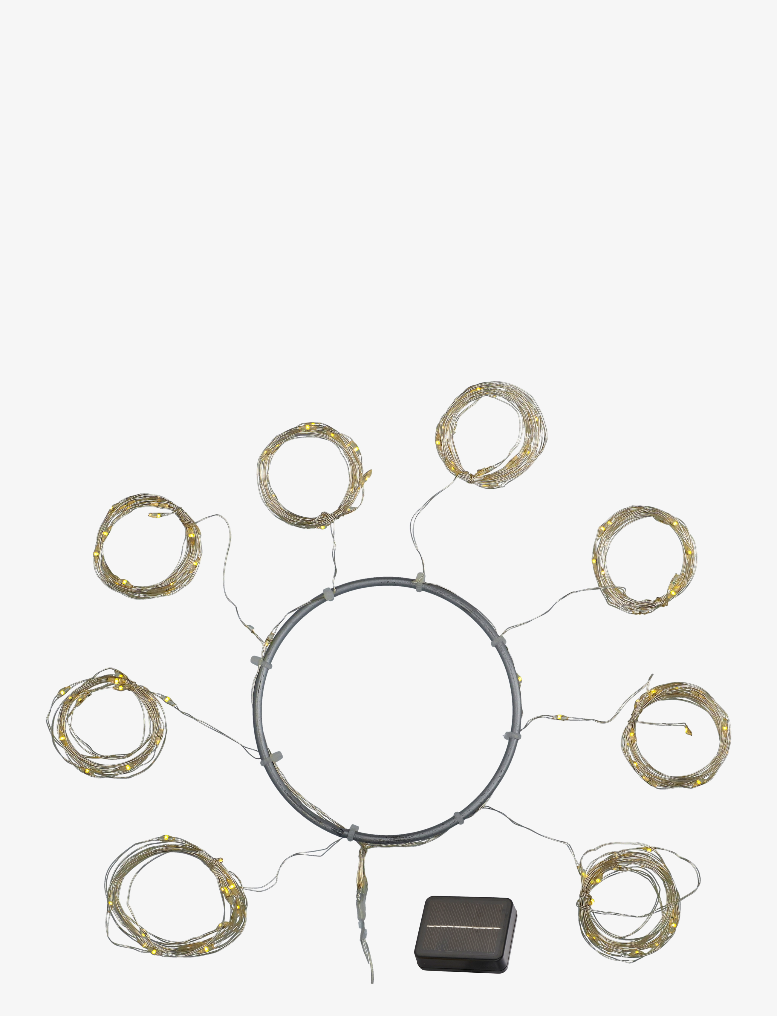 Sirius Home Knirke Solar Parasol - Outdoorbereich - SILVER / silver