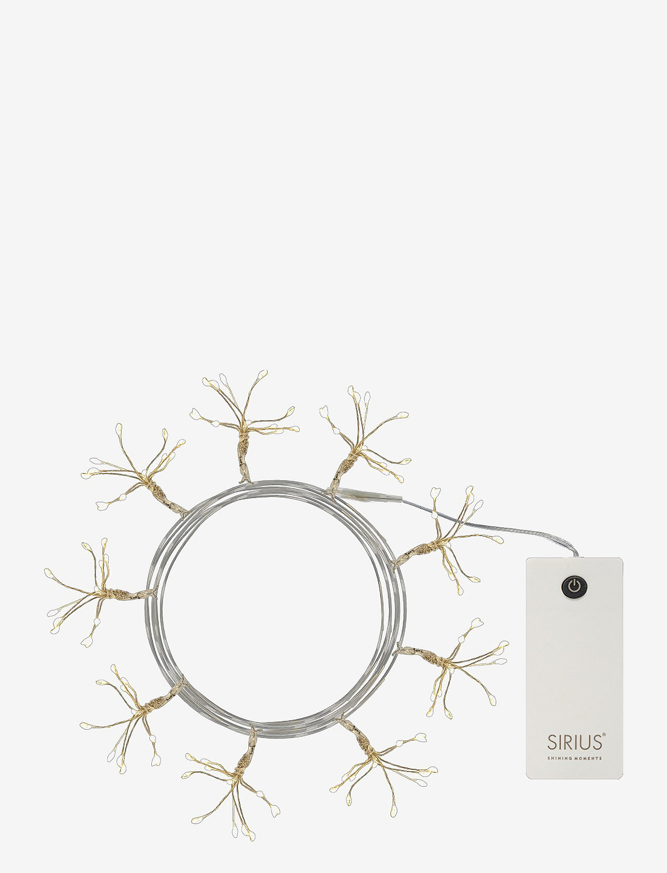 Sirius Home - Nova lyskæde - julestjerner - silver - 0
