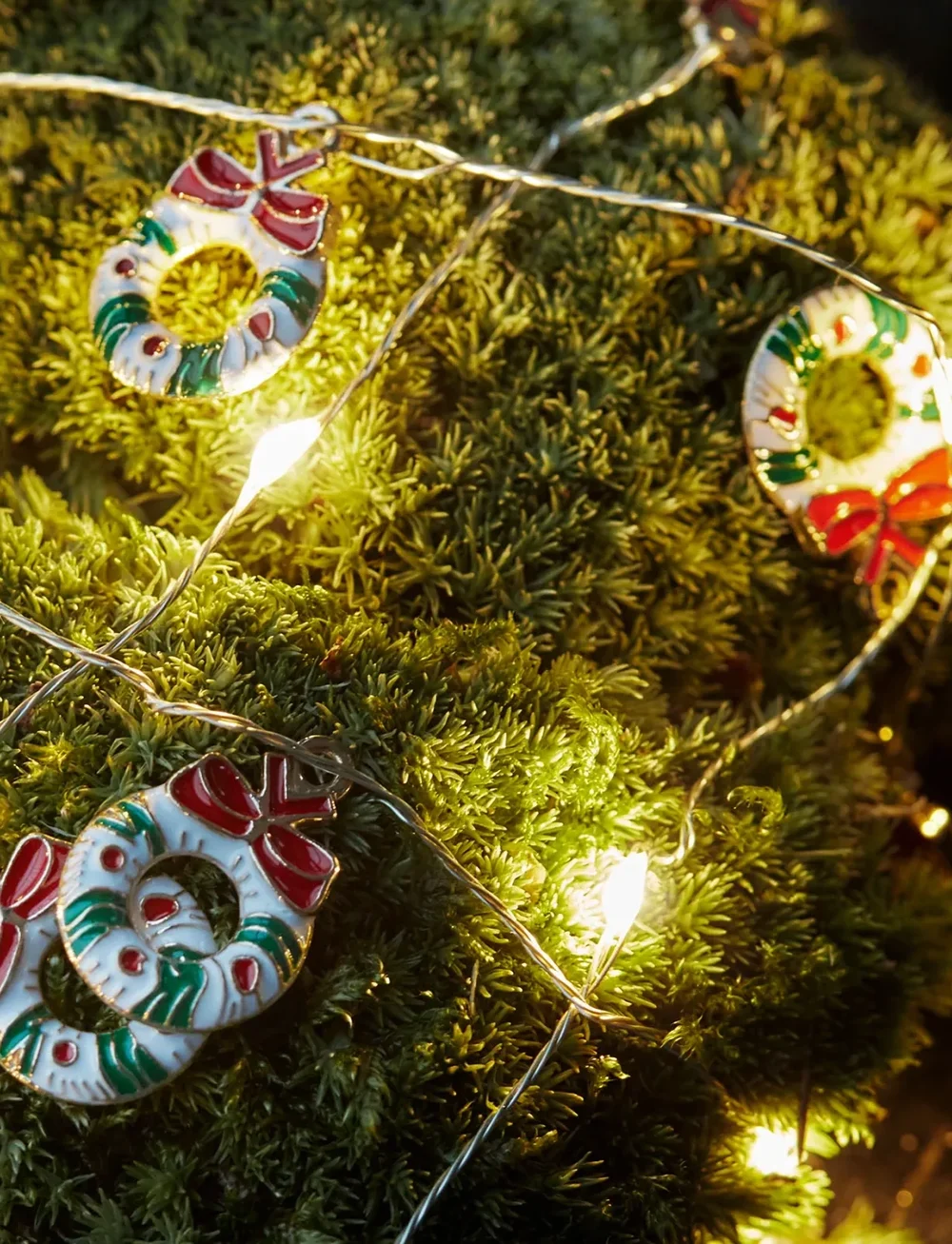 Sirius Home - Nille Krans, Silver - nach preis einkaufen - green,white,red - 3