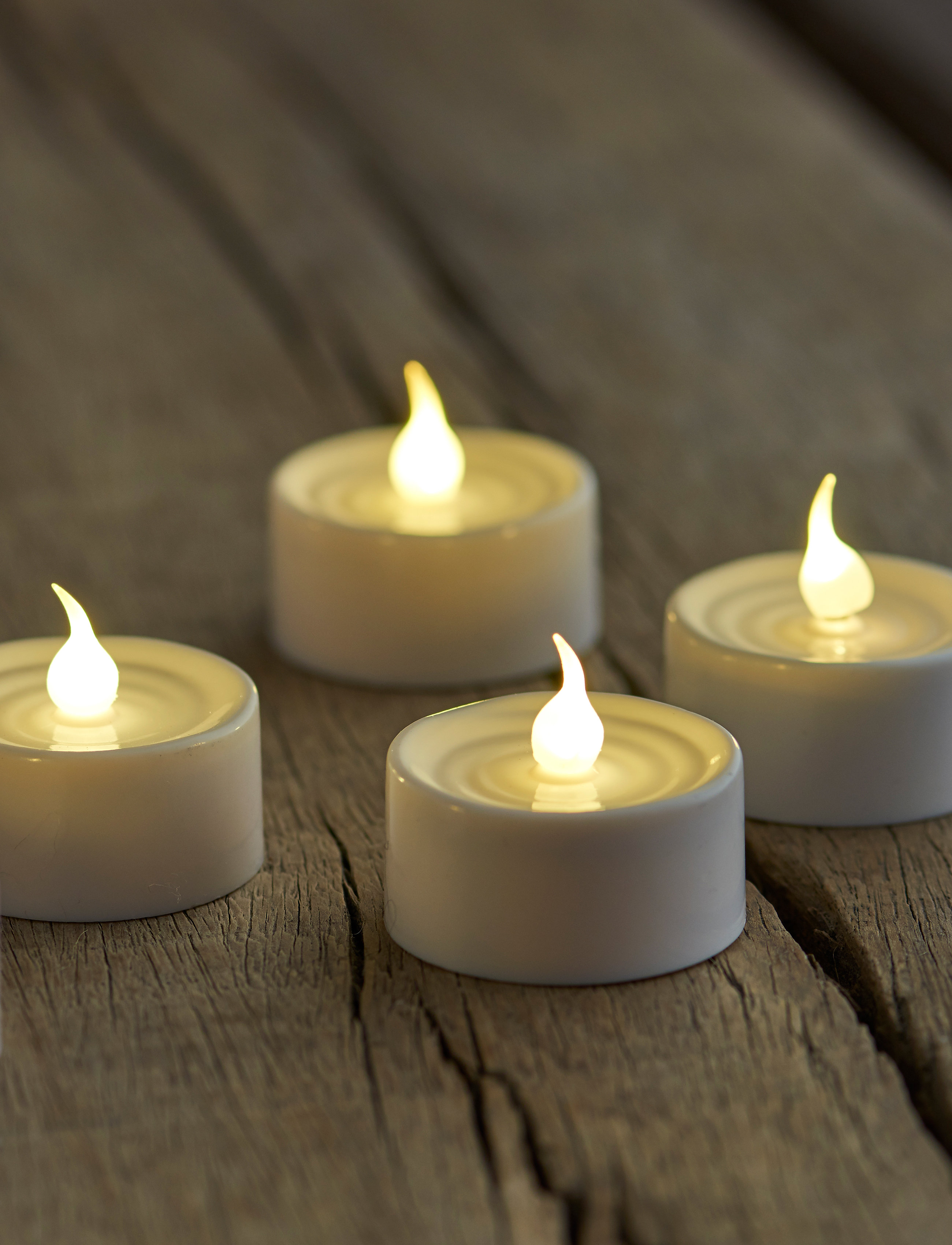 Sirius Home Lone Battery Light, 4 Pcs Set, One Size, Candles, Weiß - Led Homeware
