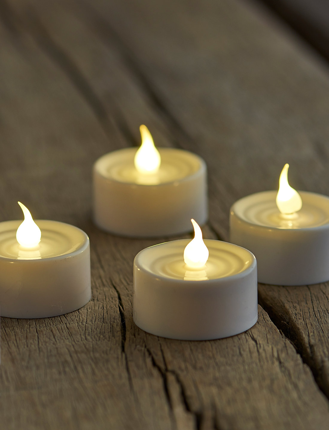 Sirius Home - Lone Battery Light, 4 pcs set - led kerzen - white - 1