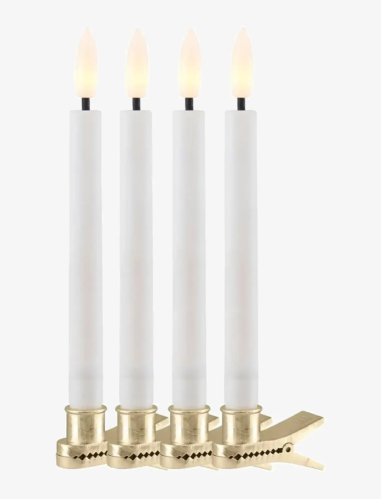 Sirius Home - Sille Wax Tree Candle 4 pcs set - Świąteczne bombki - white - 0