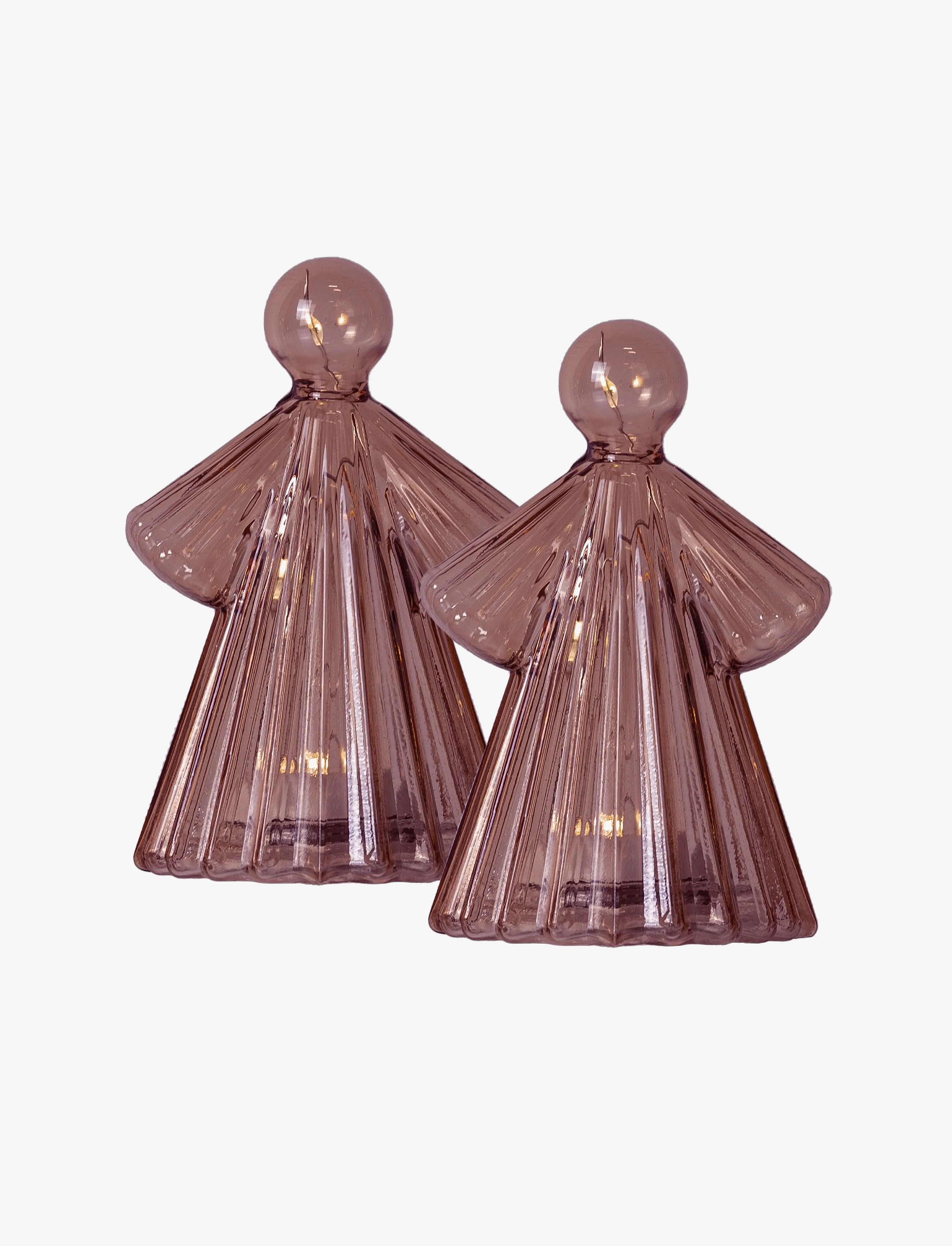 Alberte engel Bordeaux, 2 stk - BORDEAUX