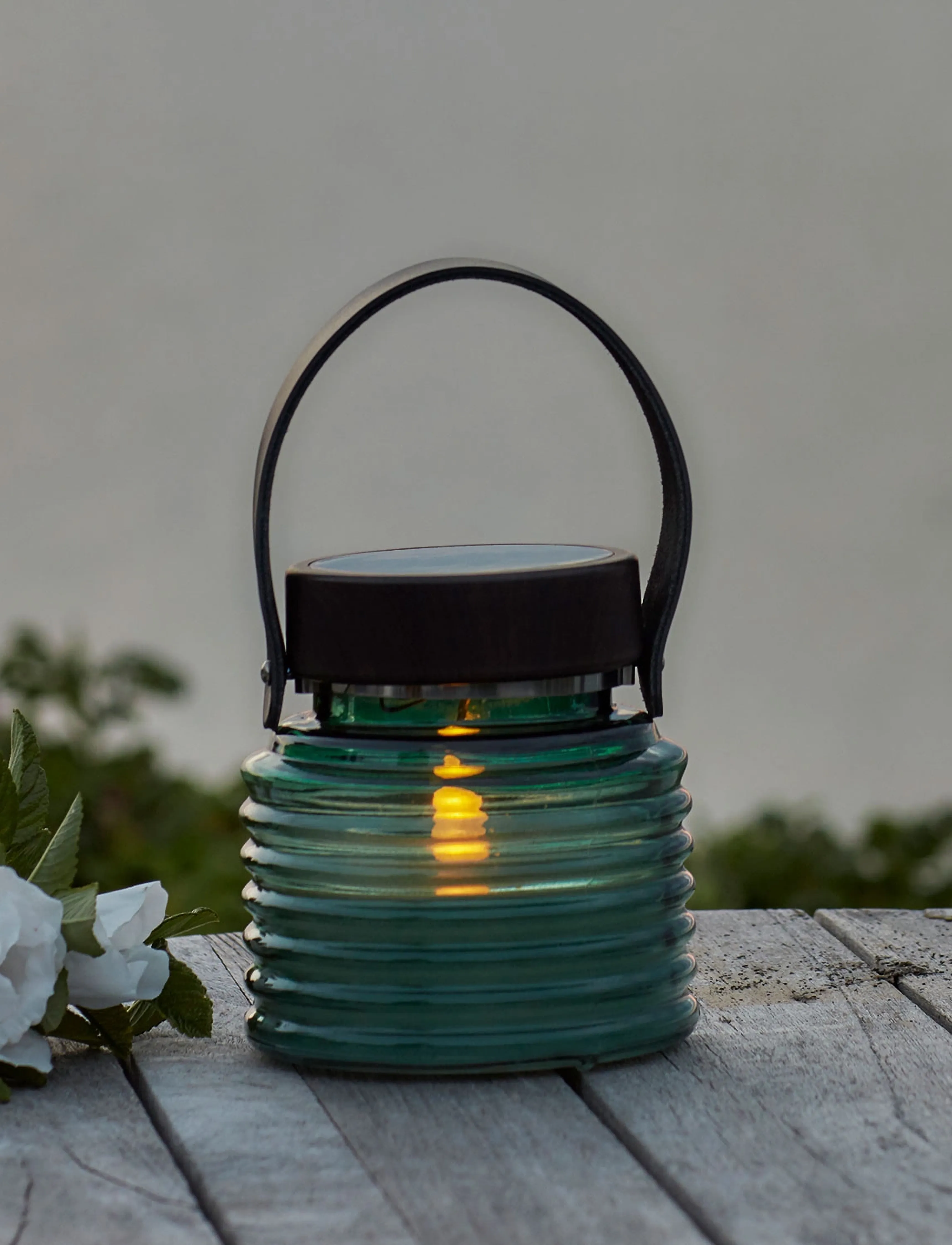 Sirius Home Aston Solar Krukke, Ø12Xh12Cm, Grøn, One Size, Outdoor Lighting, Grün - Lanterns, Homeware