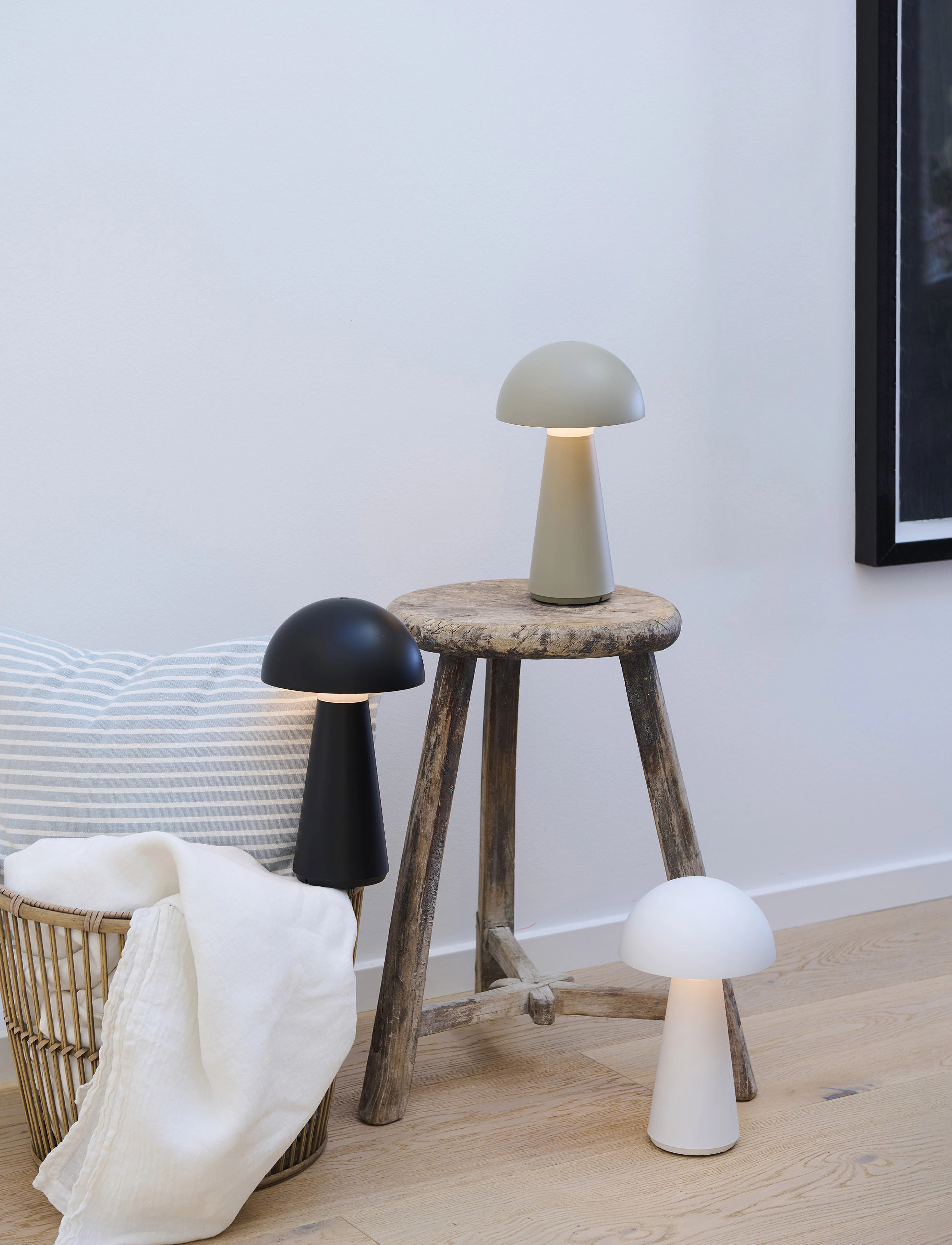 Sirius Home Sam Lampe, One Size, Grey, Lamper > Bordlamper, Unisex