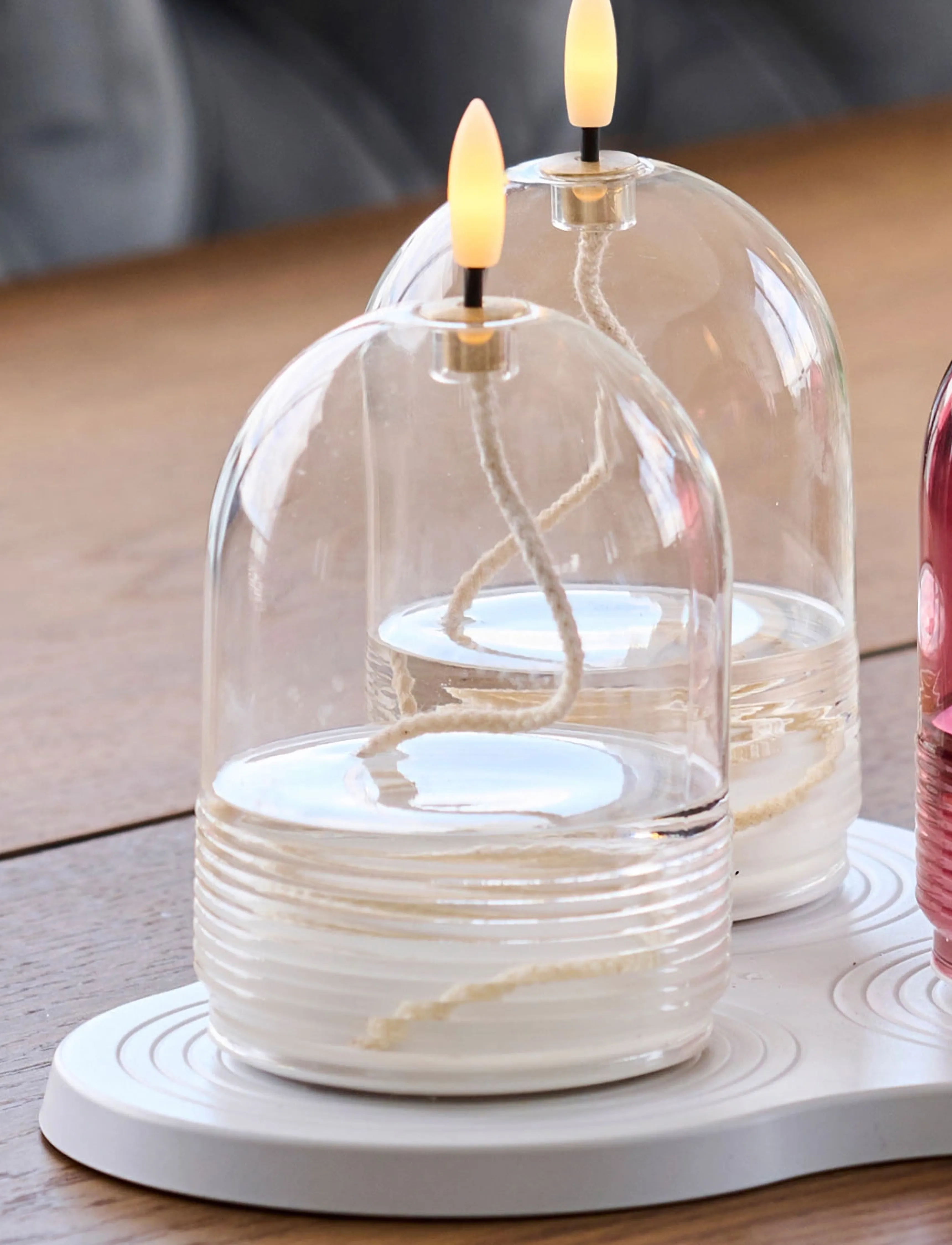 Sirius Home Dea Olielampe Genopladelig, One Size, Candlesticks & Tealight Holders, Nackt - Oil Lamps, Homeware