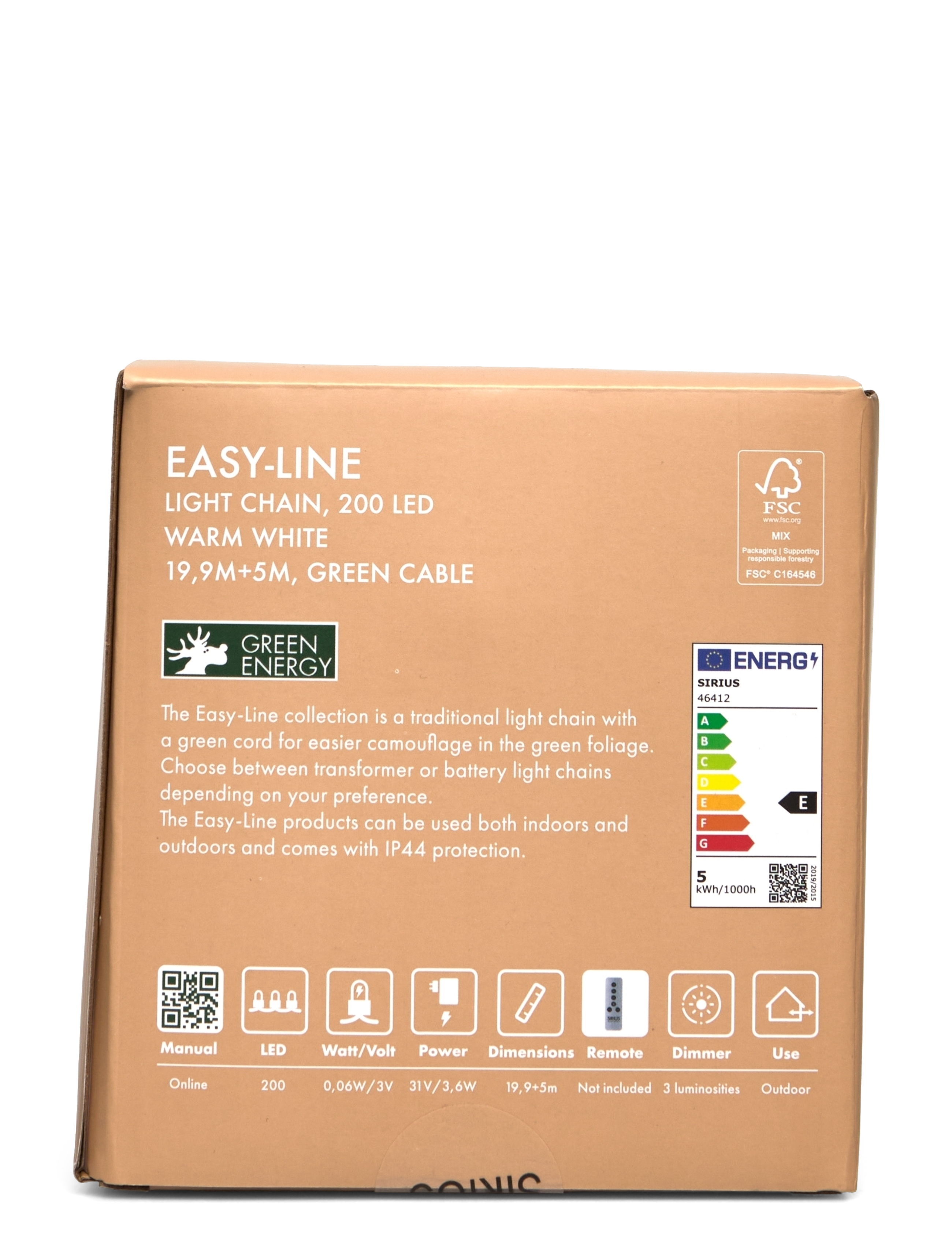 Sirius Home - EasyLine 200 LED - black - 2